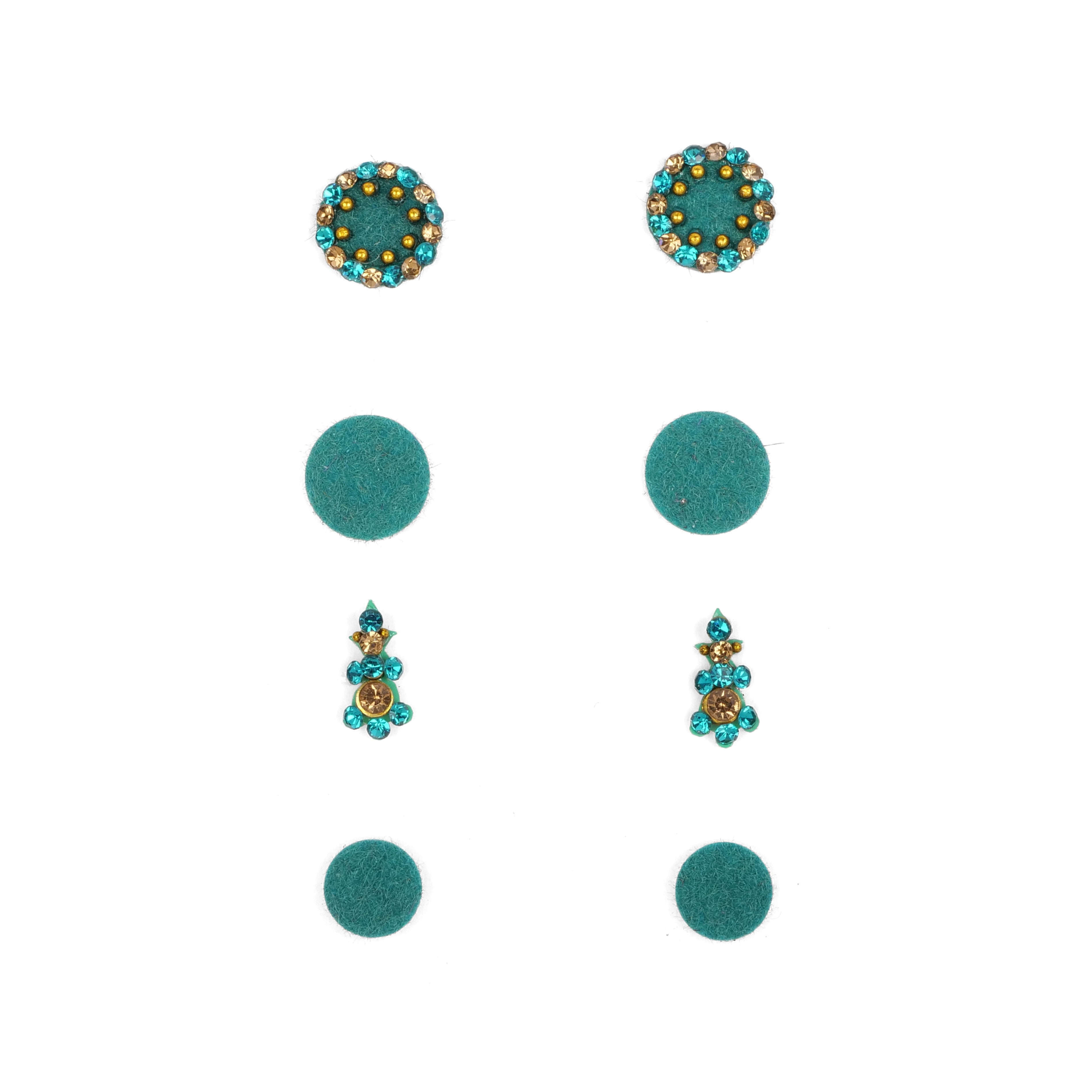 Assorted Jade Blue Bindi