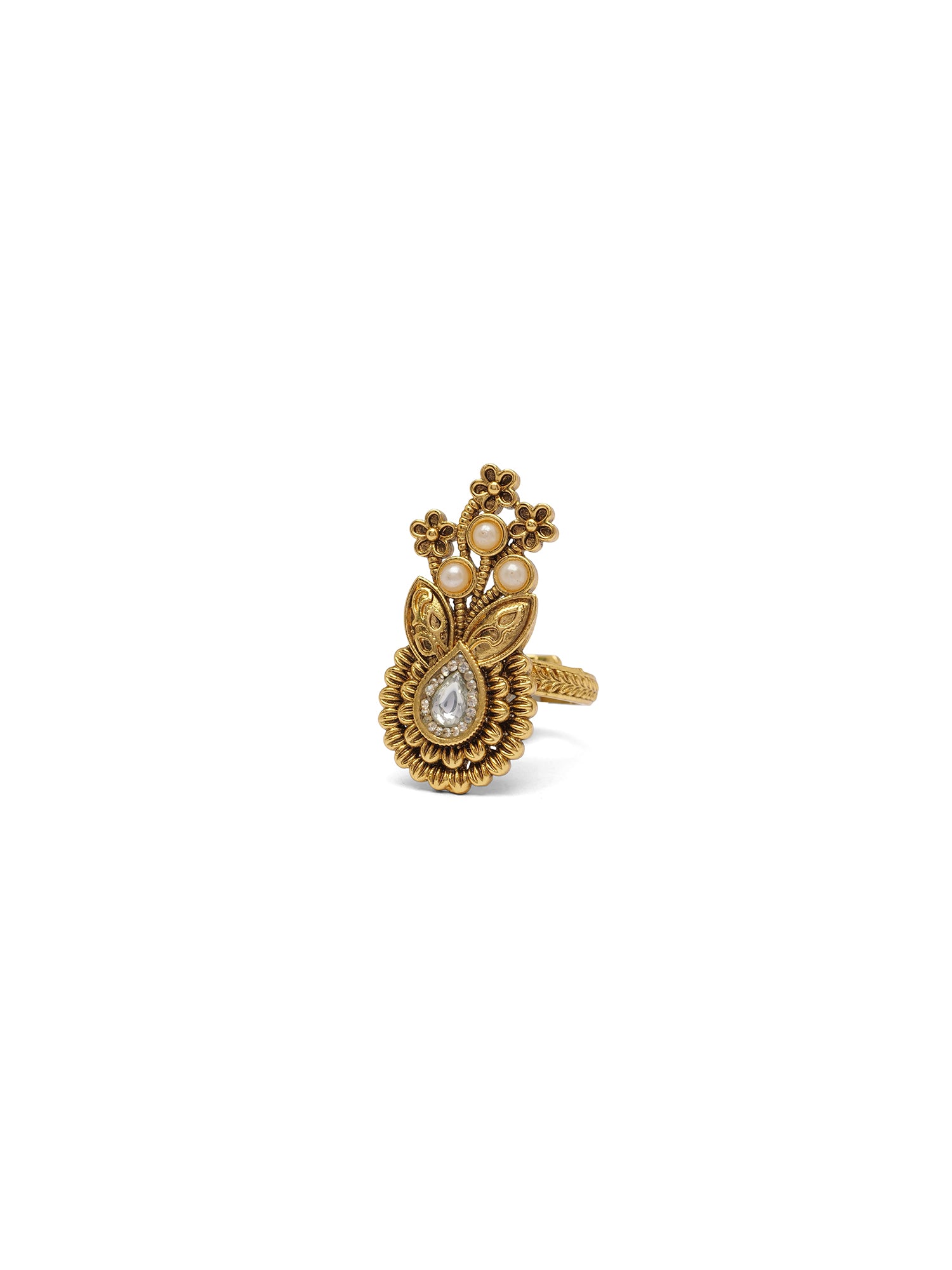 Aarzoo Classic Ring in White