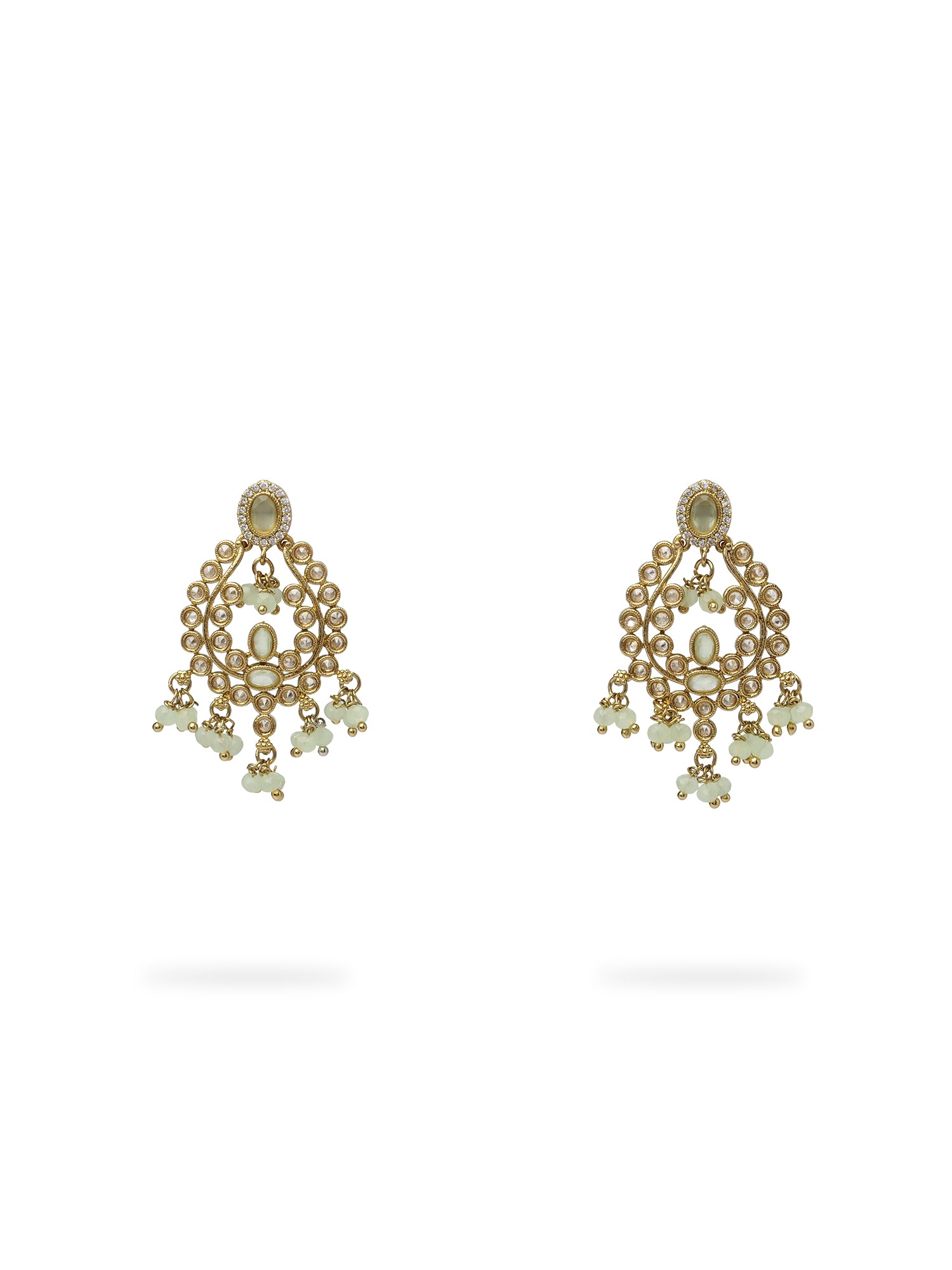 Adira Small Earrings in Mint