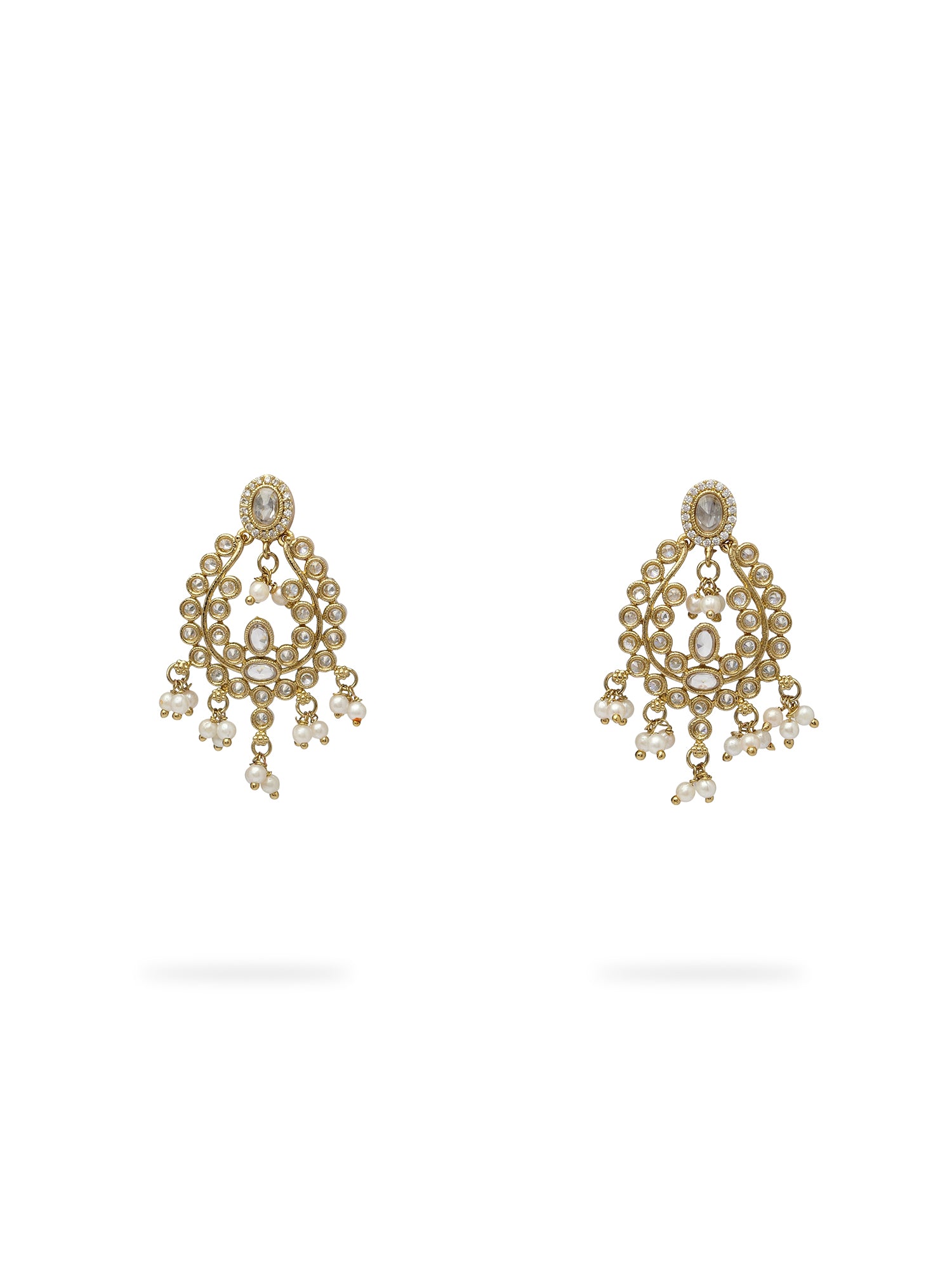Adira Small Earrings in White