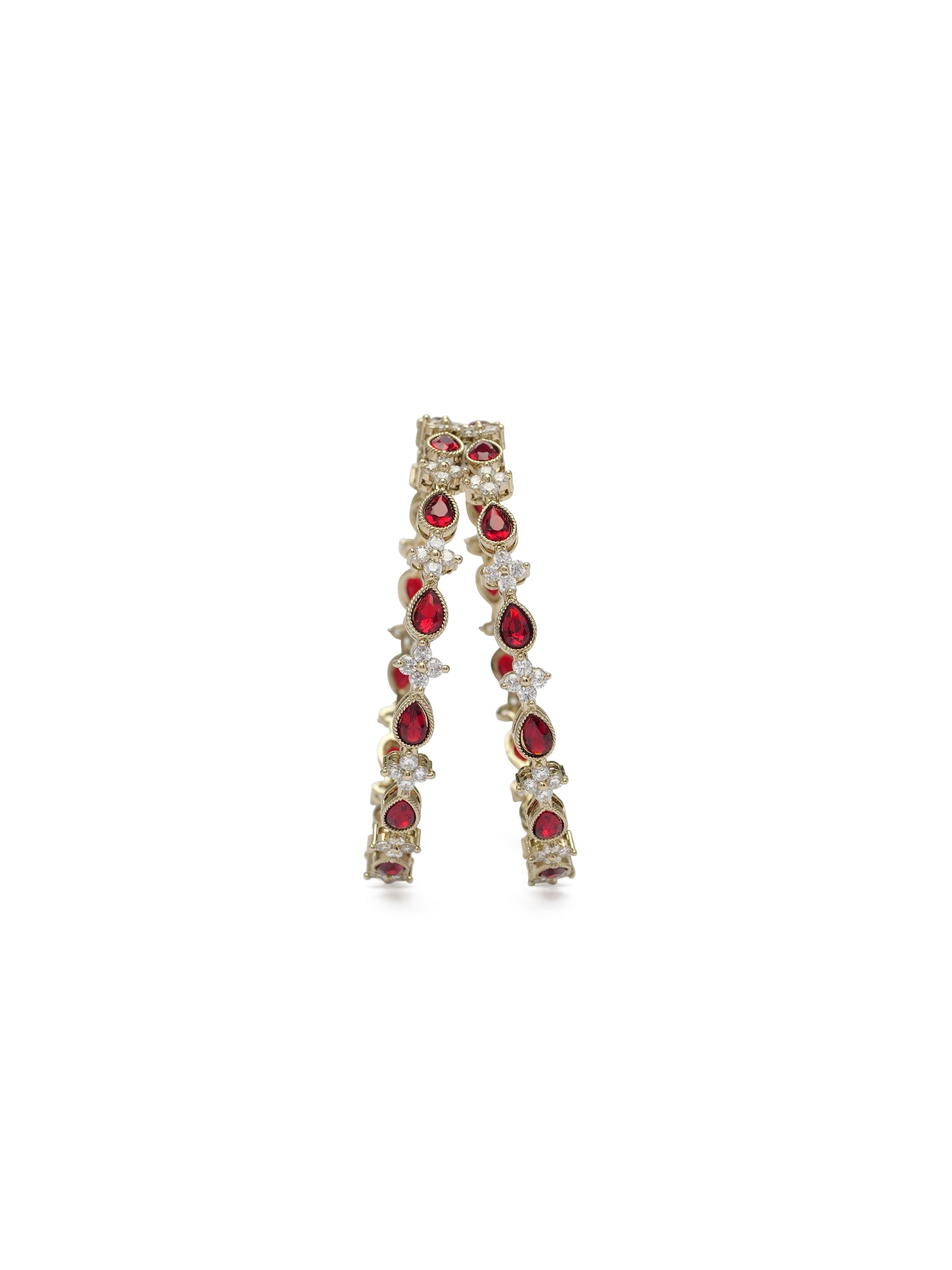 Aisha Kada Bangles in Maroon