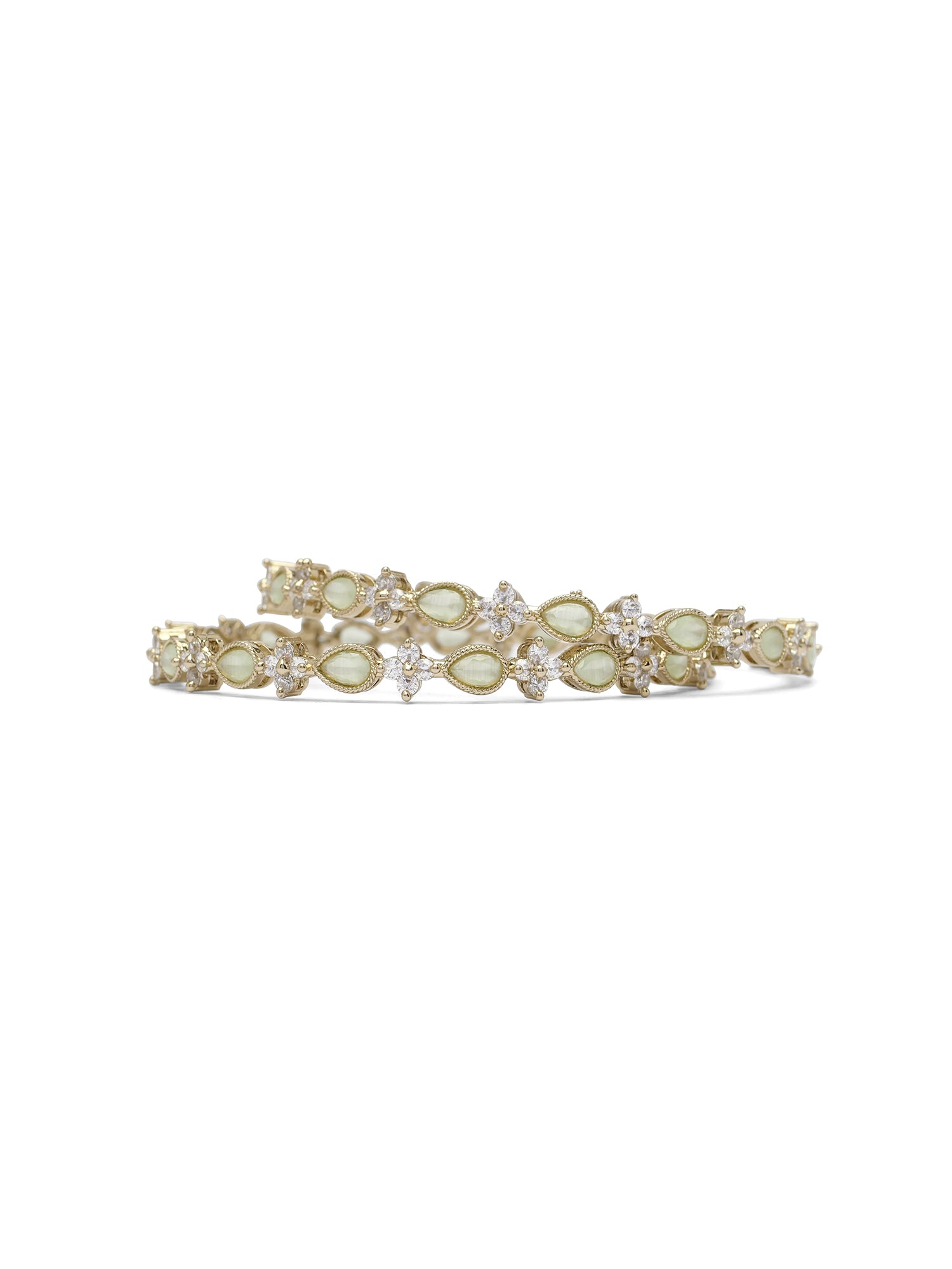 Aisha Kada Bangles in Mint