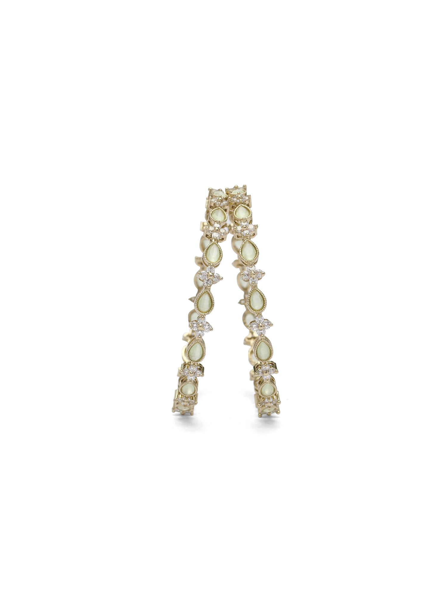 Aisha Kada Bangles in Mint