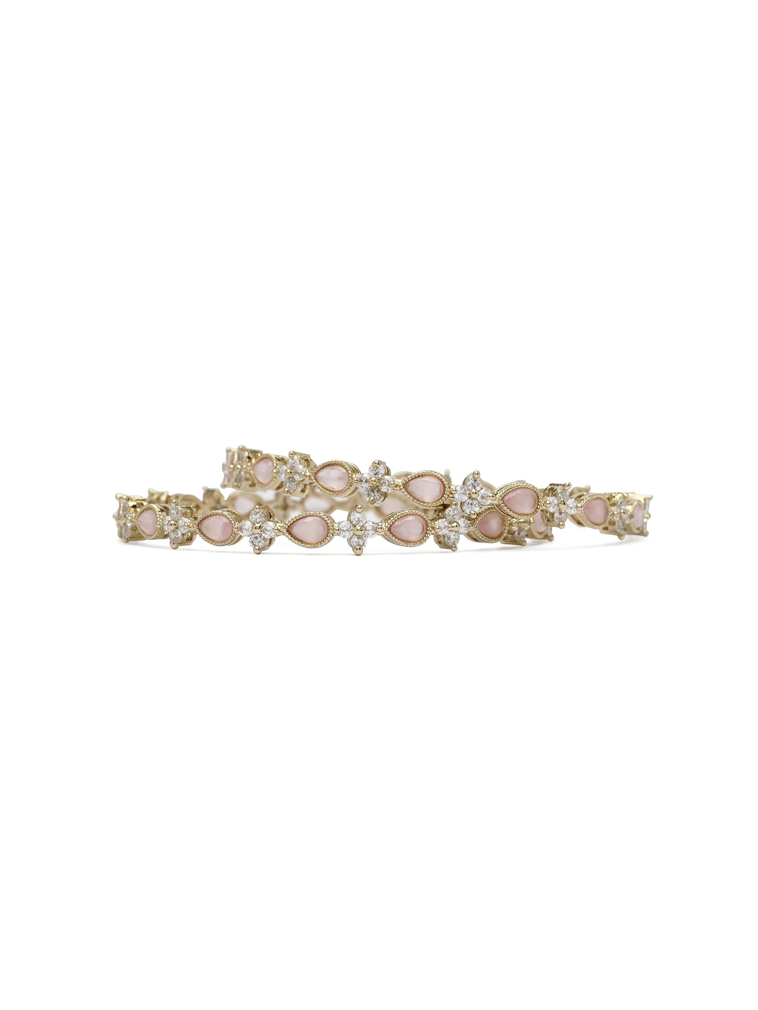 Aisha Kada Bangles in Pink