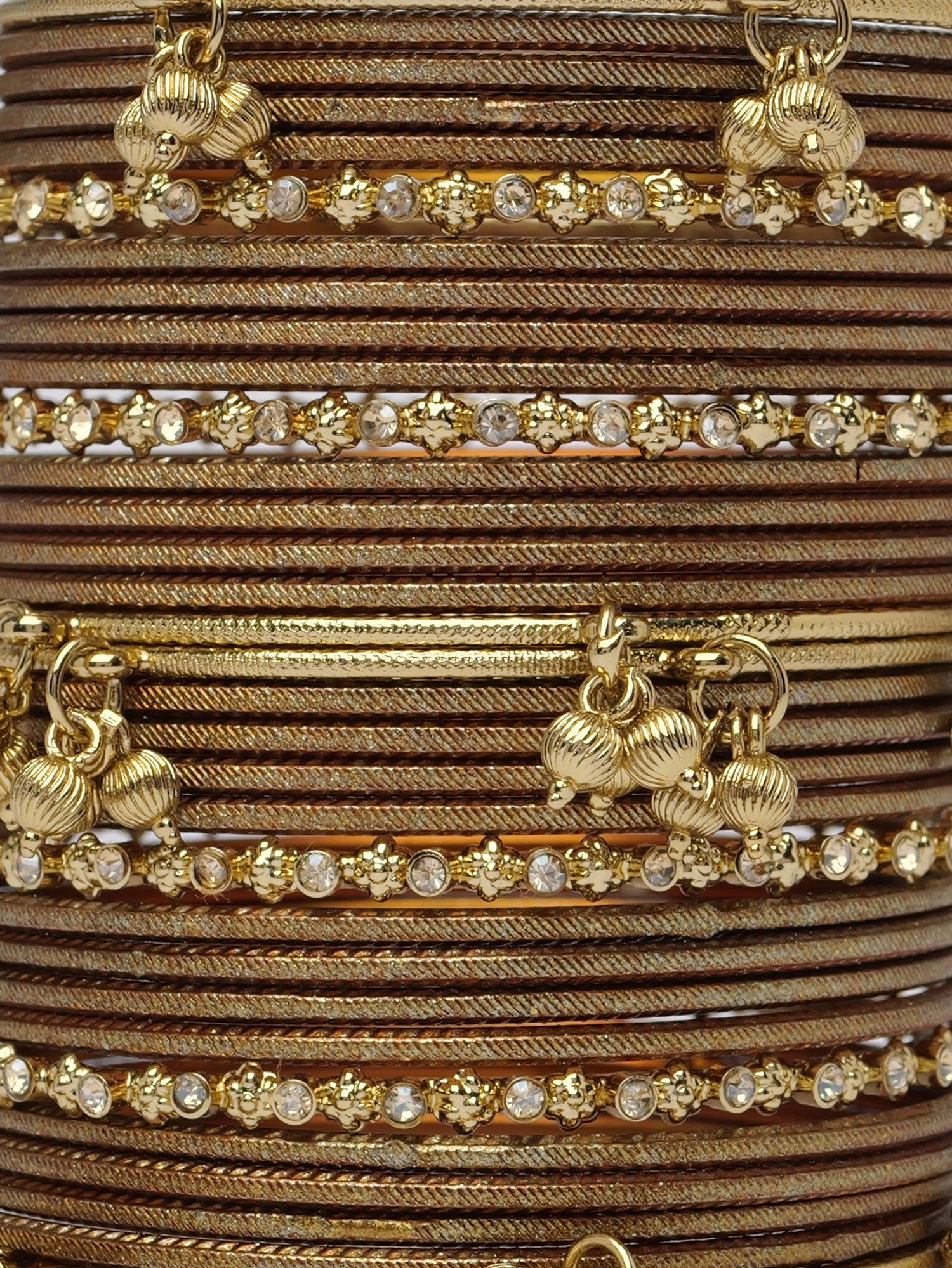 Amani Kashmiri Bangle Set in Dark Brown