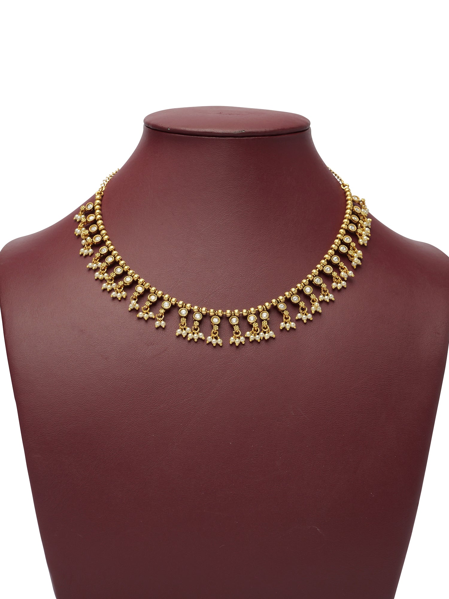 Amara Simple Necklace in Pearl