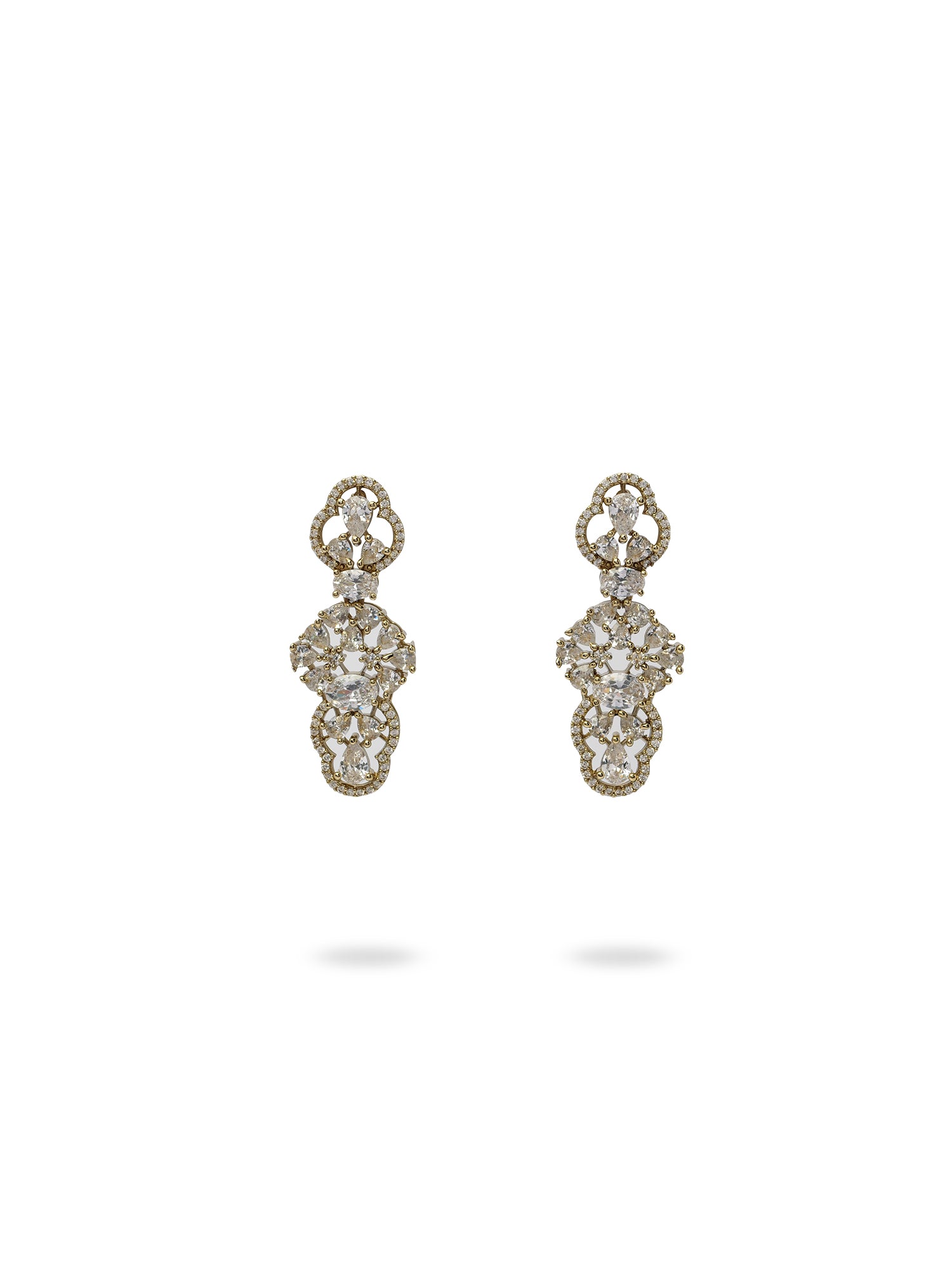 Amaris Cubic Zirconia Necklace Set in White