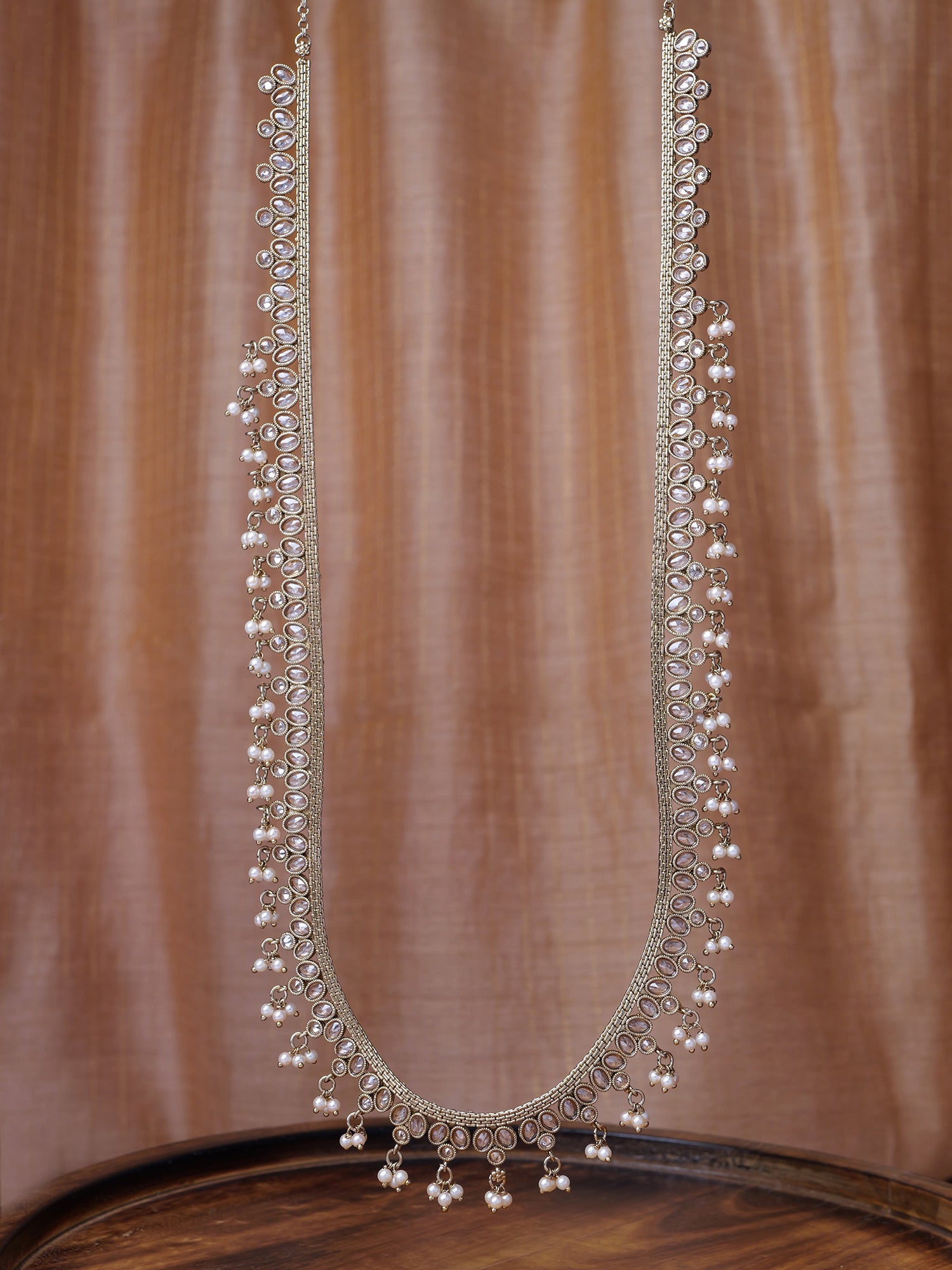 Ameera Long Chain in Champagne