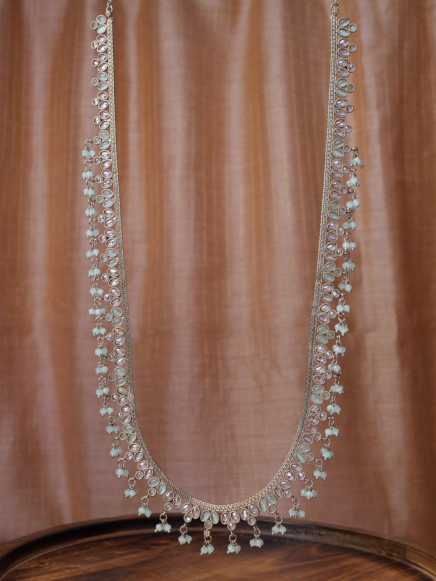 Ameera Long Chain in Mint