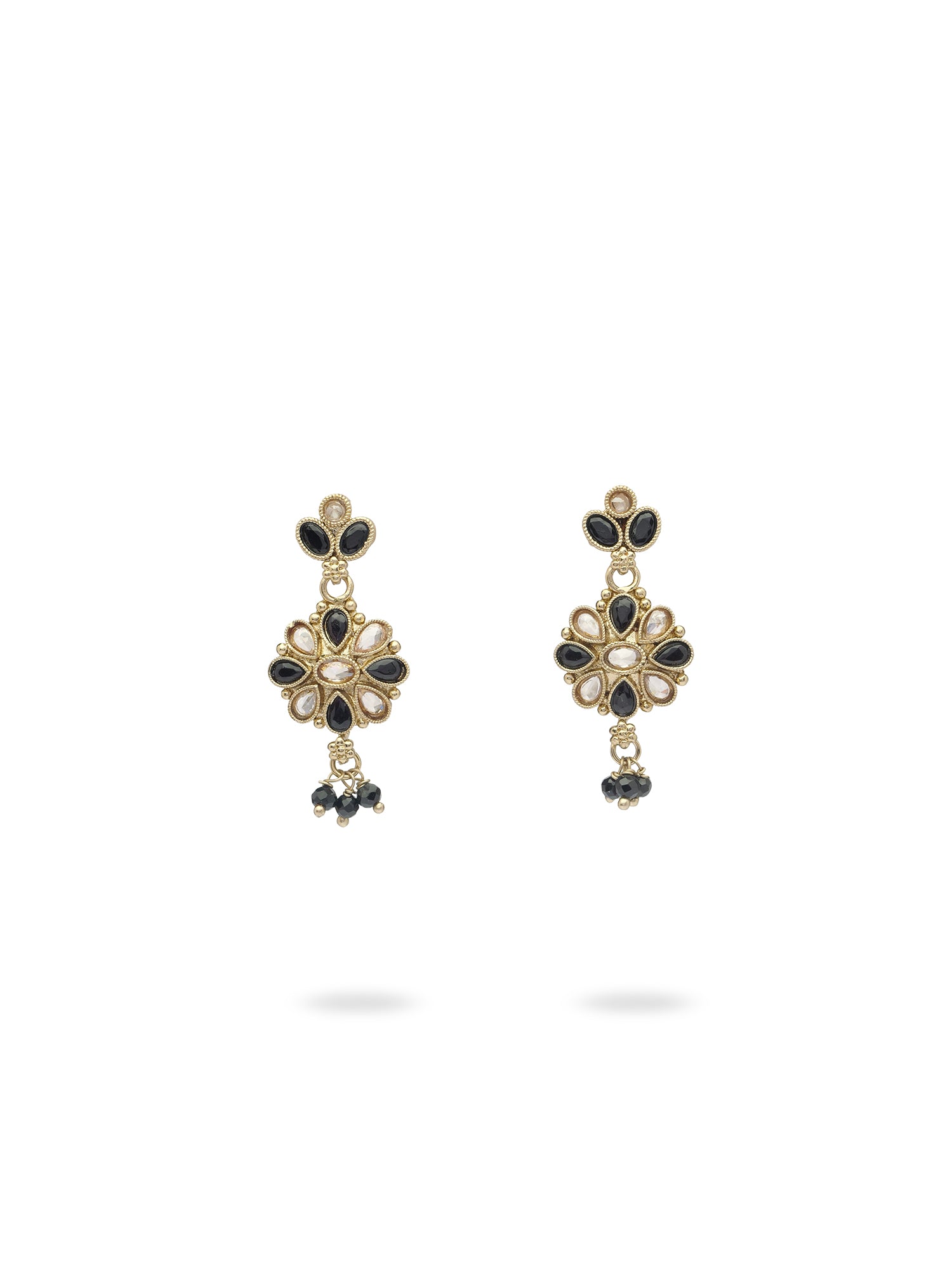 Ameera Necklace Set in Black