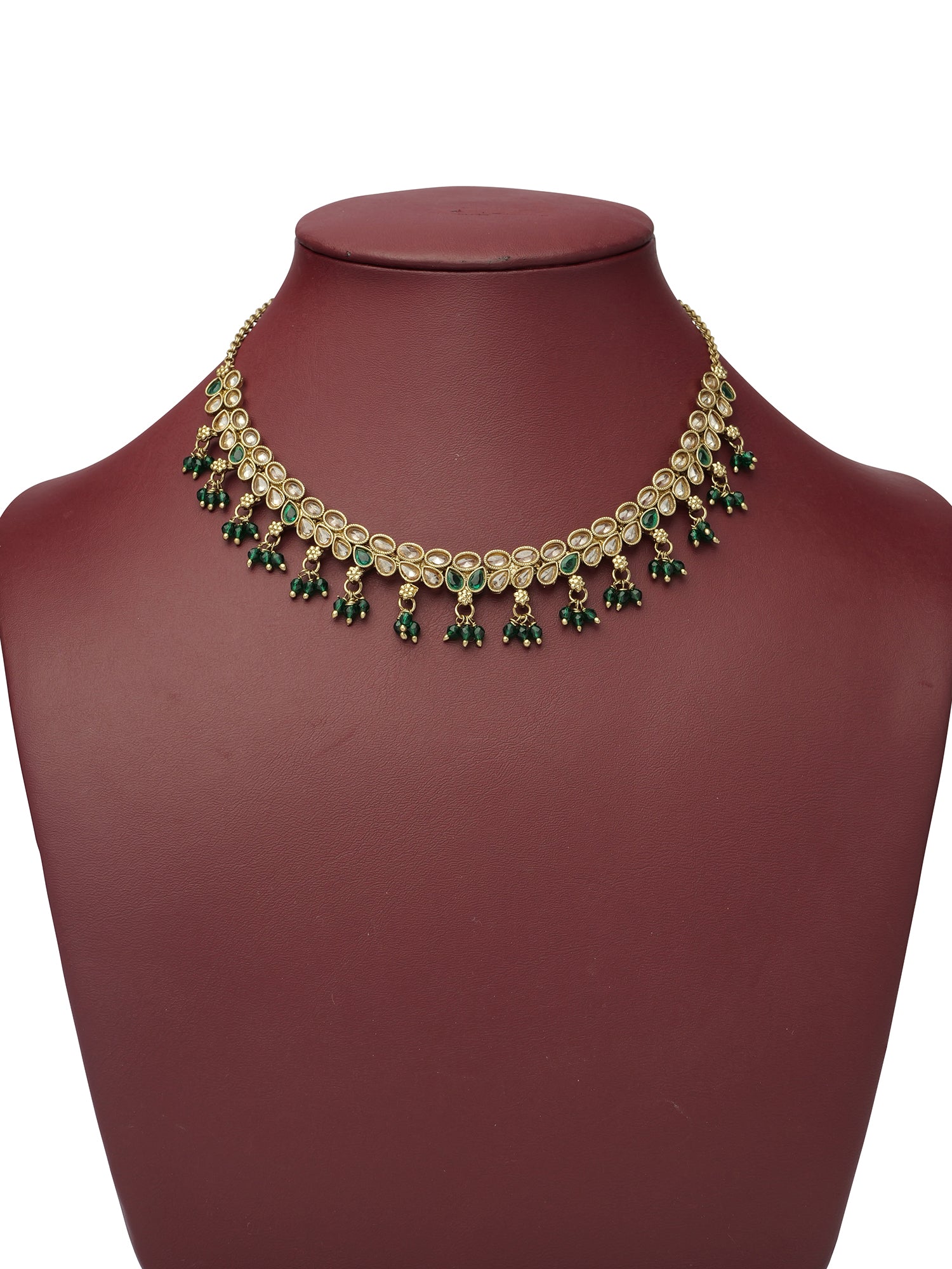 Ameera Necklace Set in Green