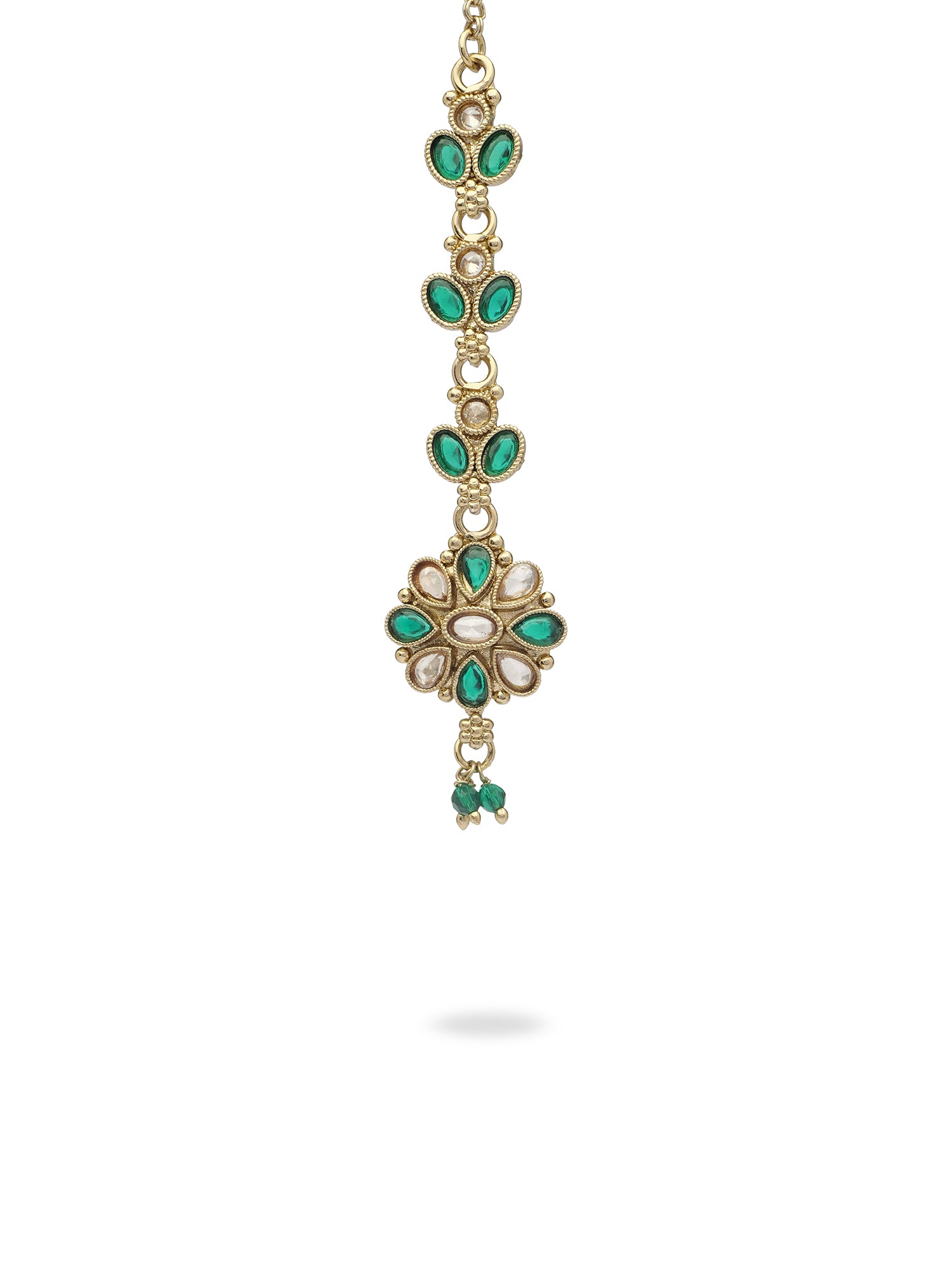 Ameera Necklace Set in Green