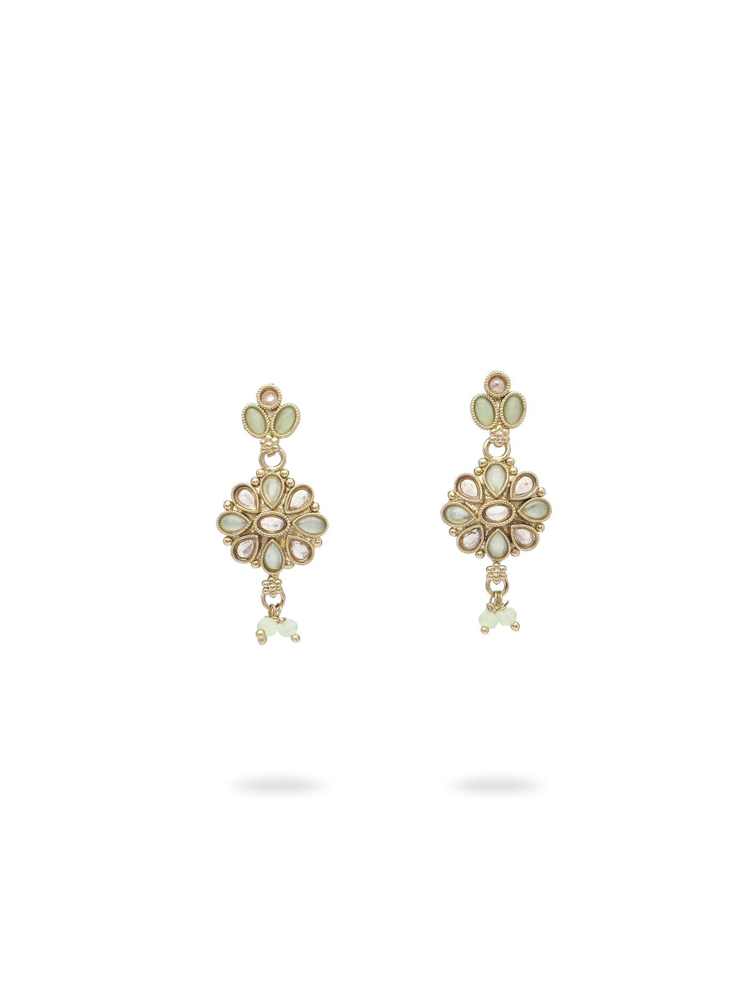 Ameera Necklace Set in Mint