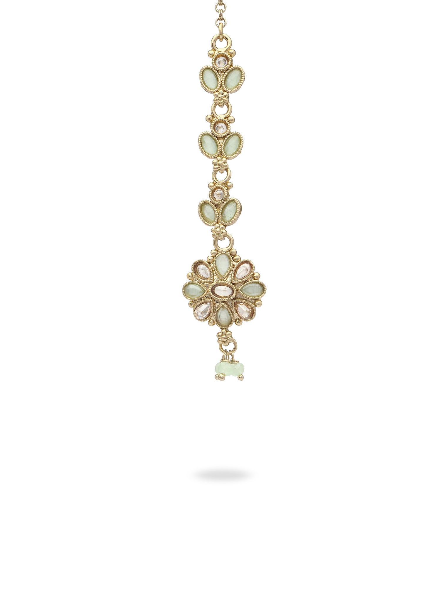 Ameera Necklace Set in Mint