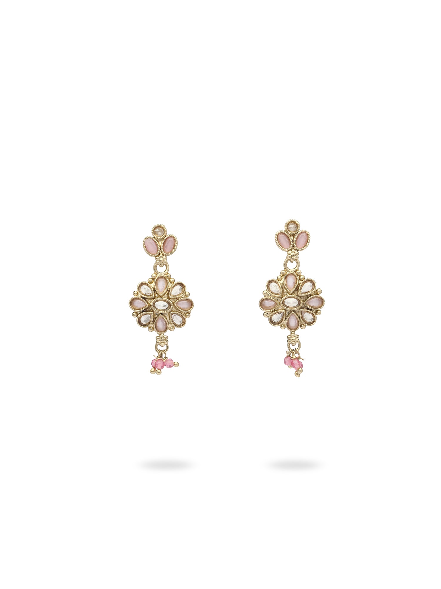 Ameera Necklace Set in Pink