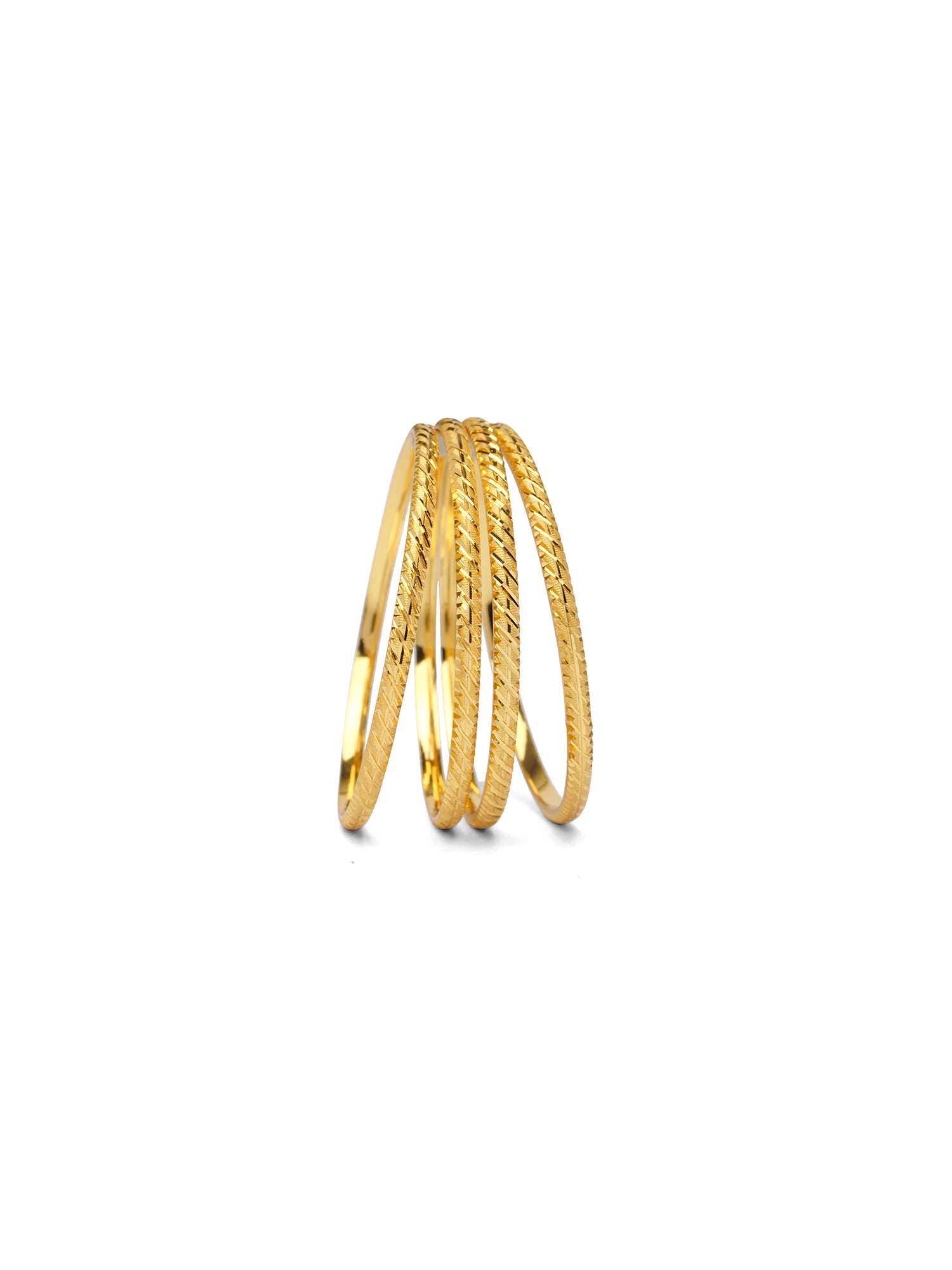 Ananta Set of 4 Gold Style Bangles