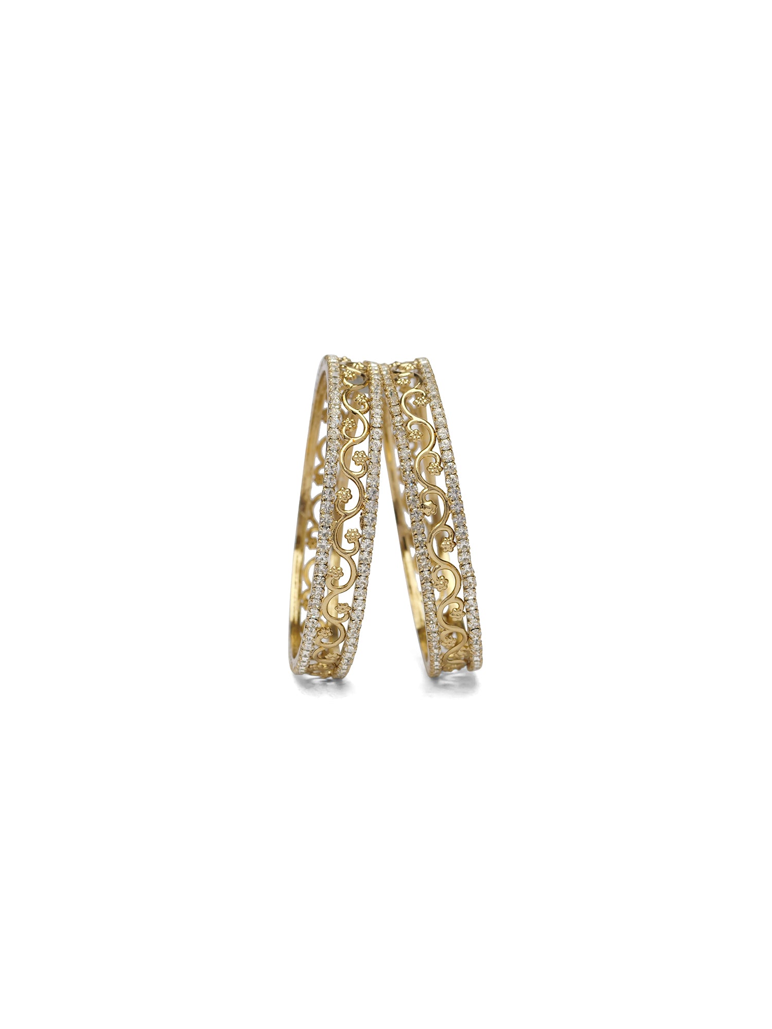 Anika Children's Bangles in Antique Gold