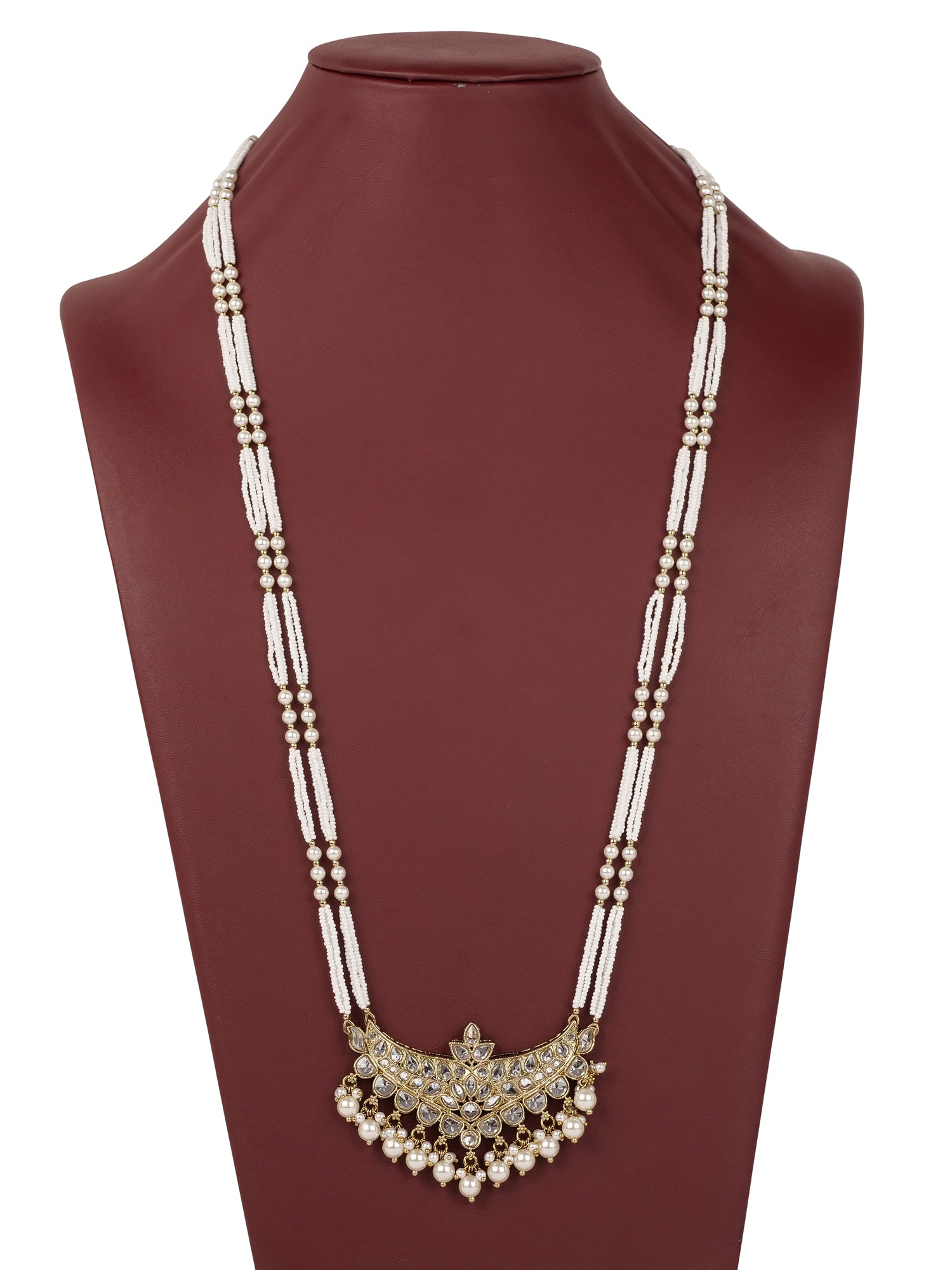 Antara Pearl Rani Haar in White