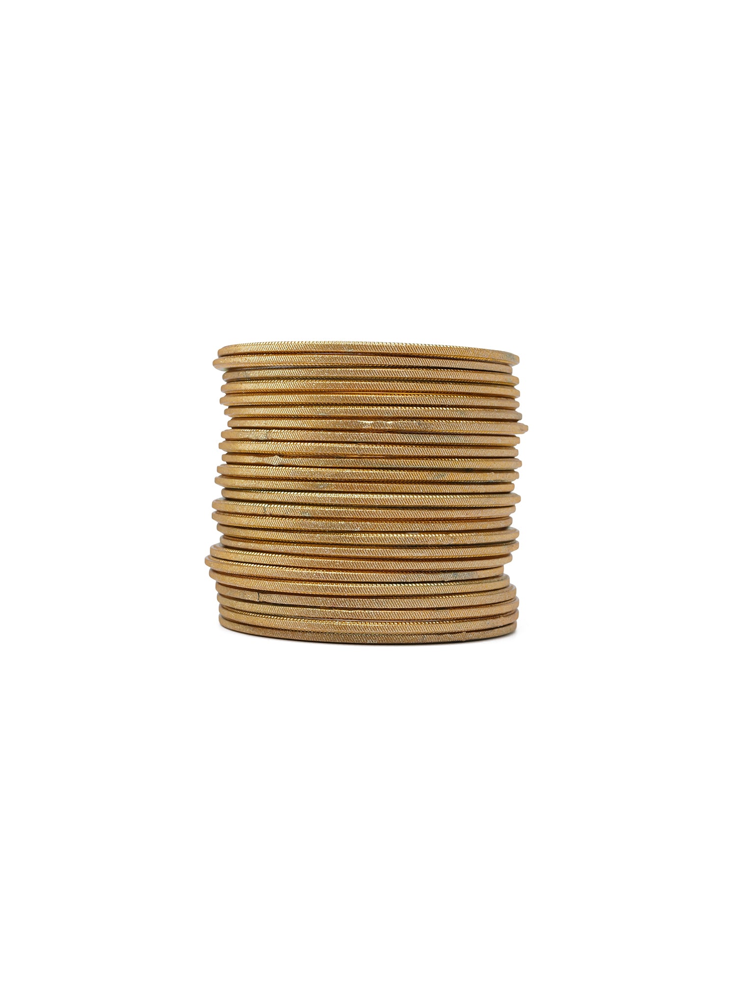 Antique Gold Shimmer Bangles