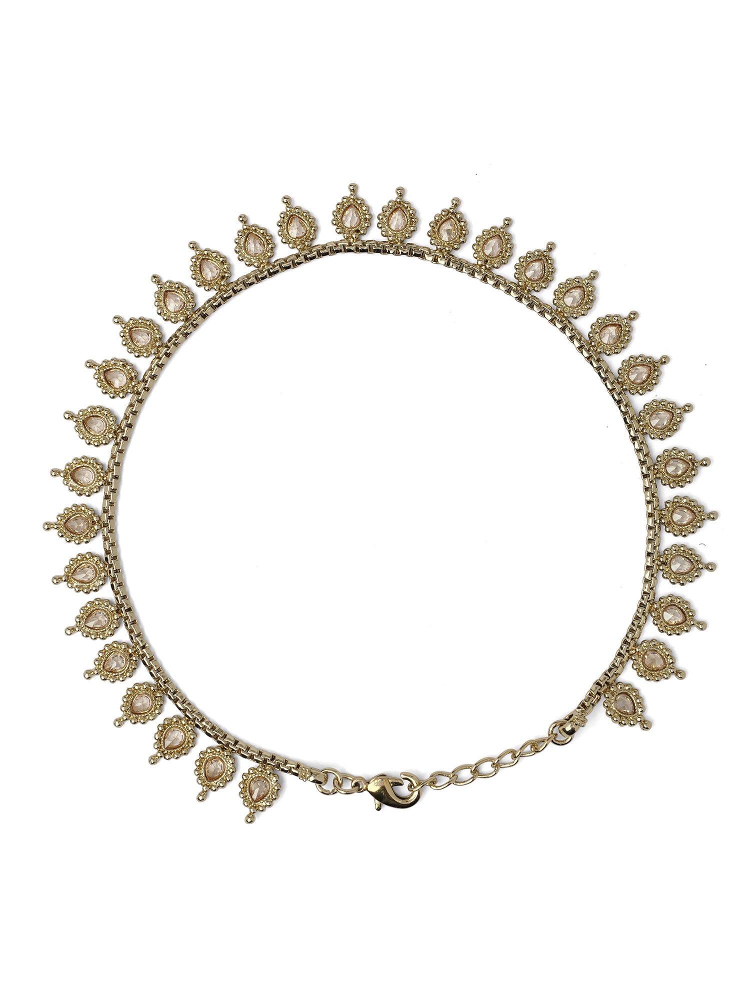 Arisa Anklet in Champagne