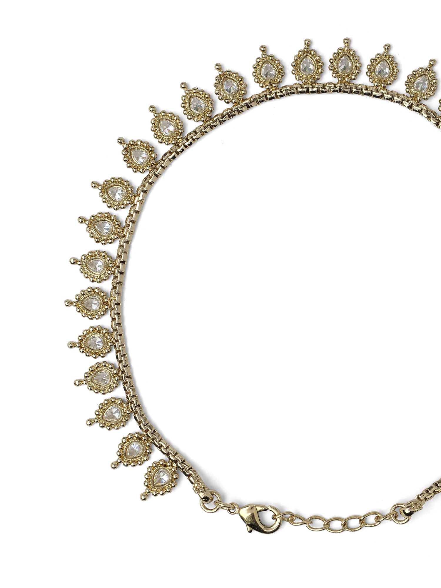 Arisa Anklet in White
