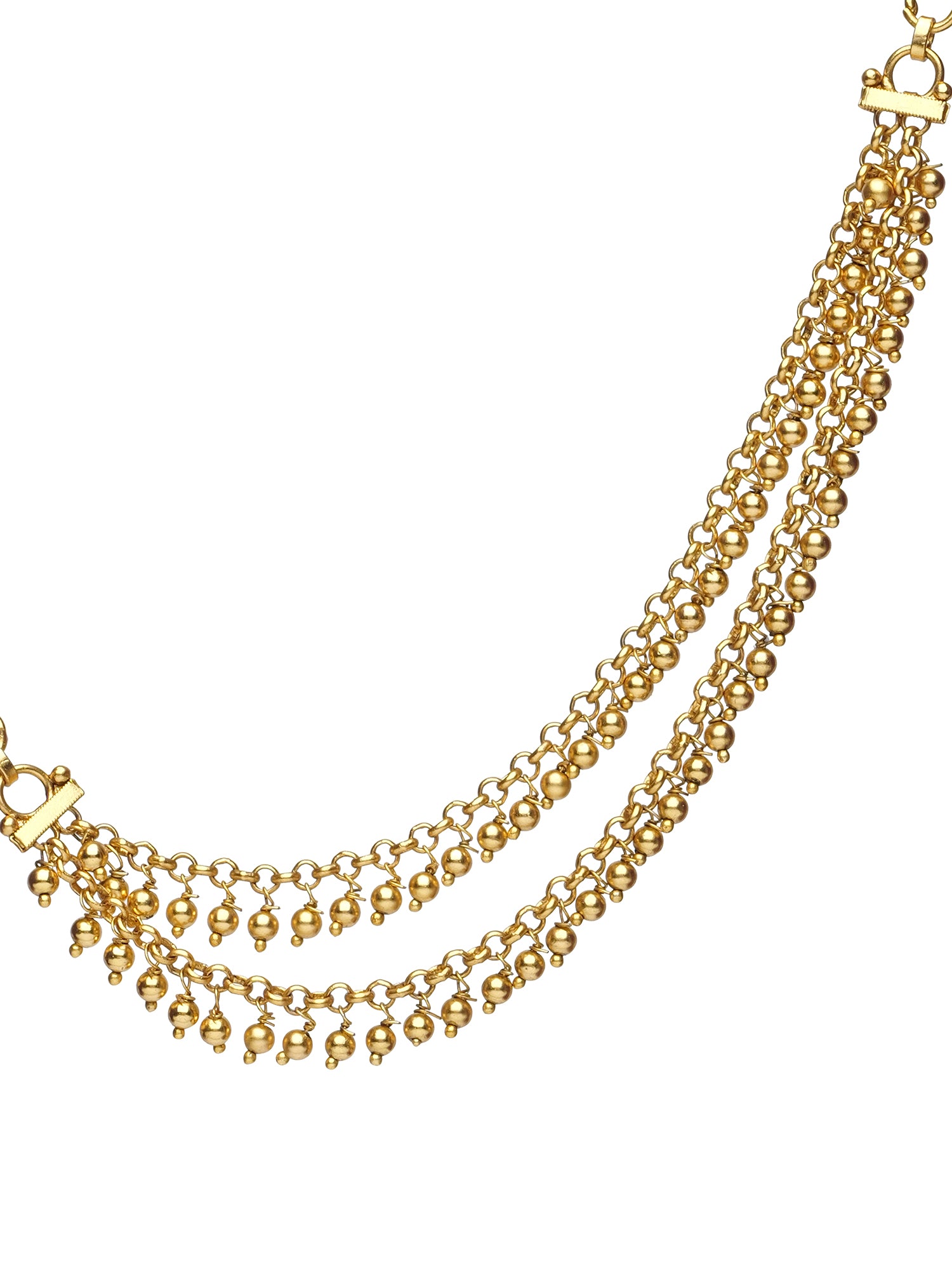 Arshia Pearl Drop Ear Chains