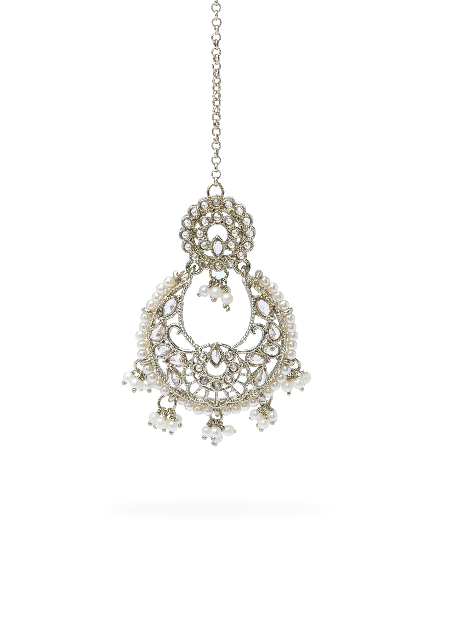 Ashmita Necklace Set in Champagne and Antique Gold