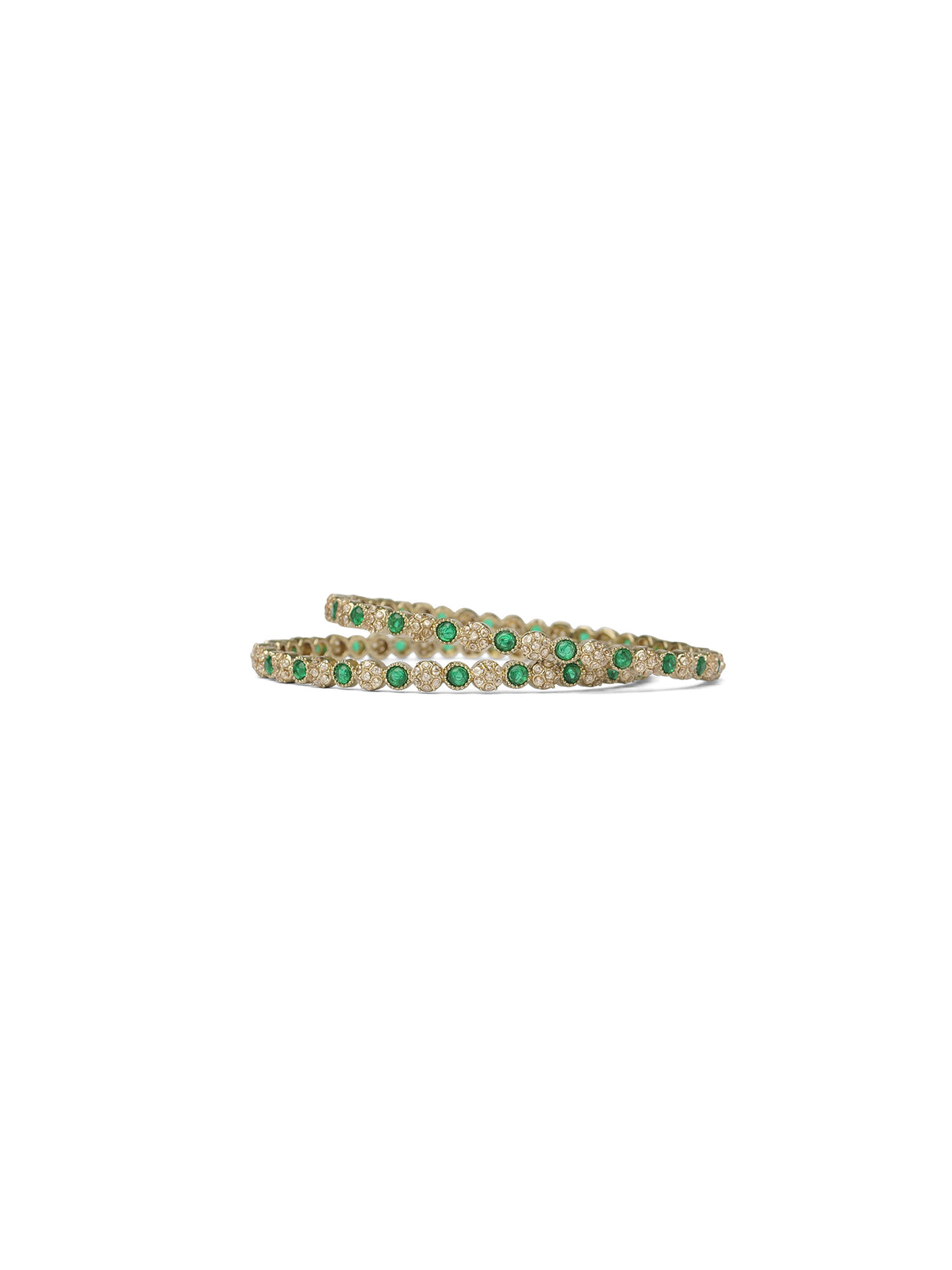 Ashna Kada Bangles in Green