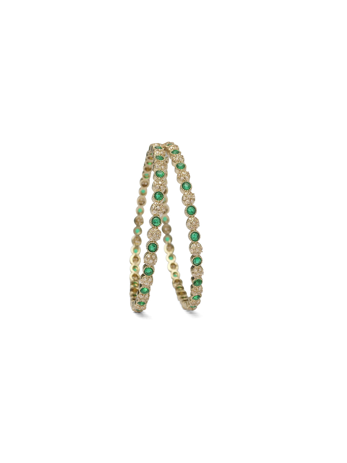 Ashna Kada Bangles in Green