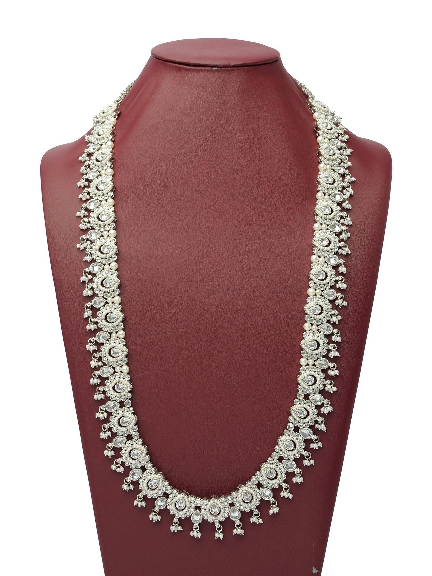 Avira Rani Haar in Pearl and Rhodium