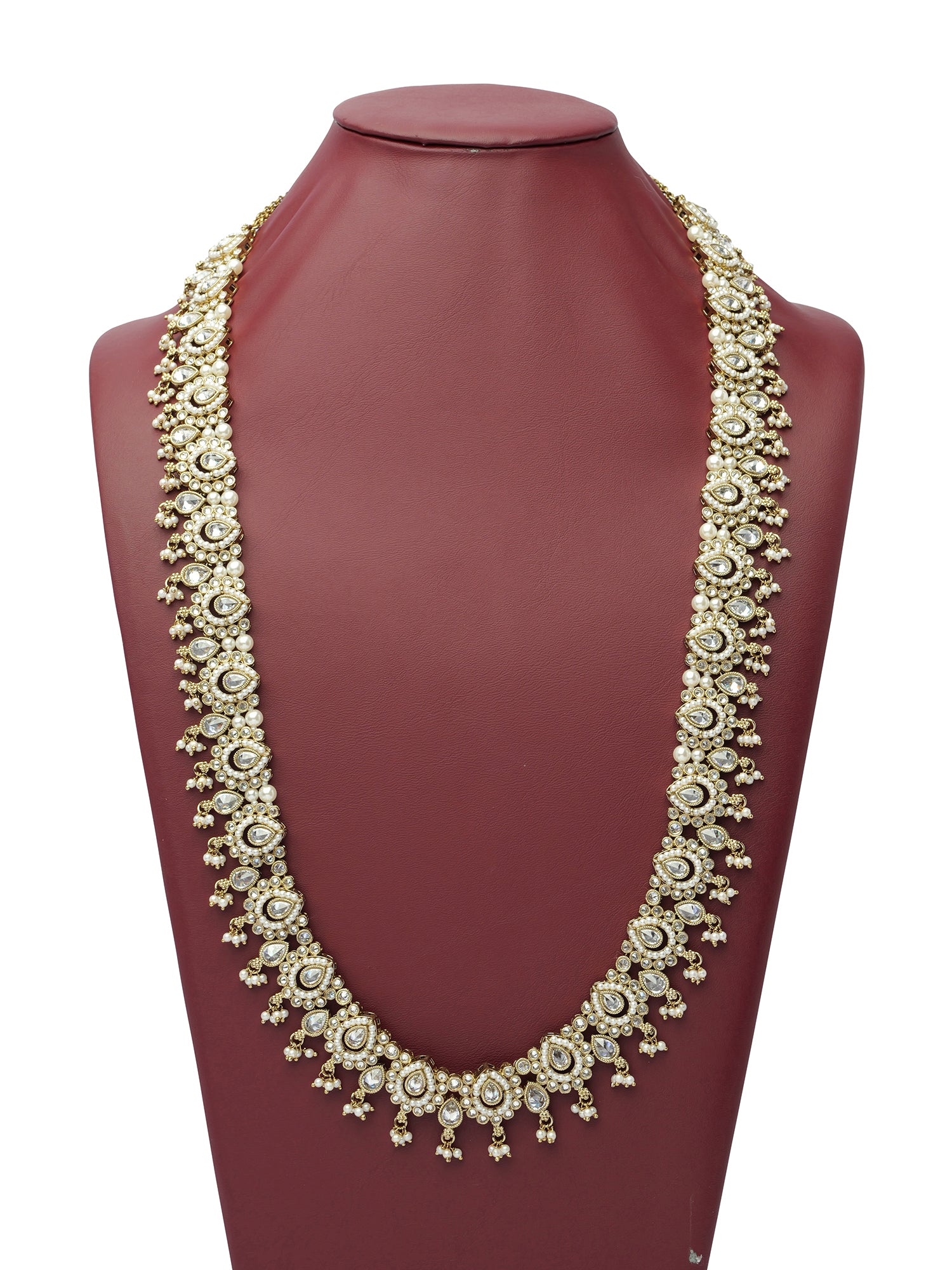 Avira Rani Haar in Pearl and White