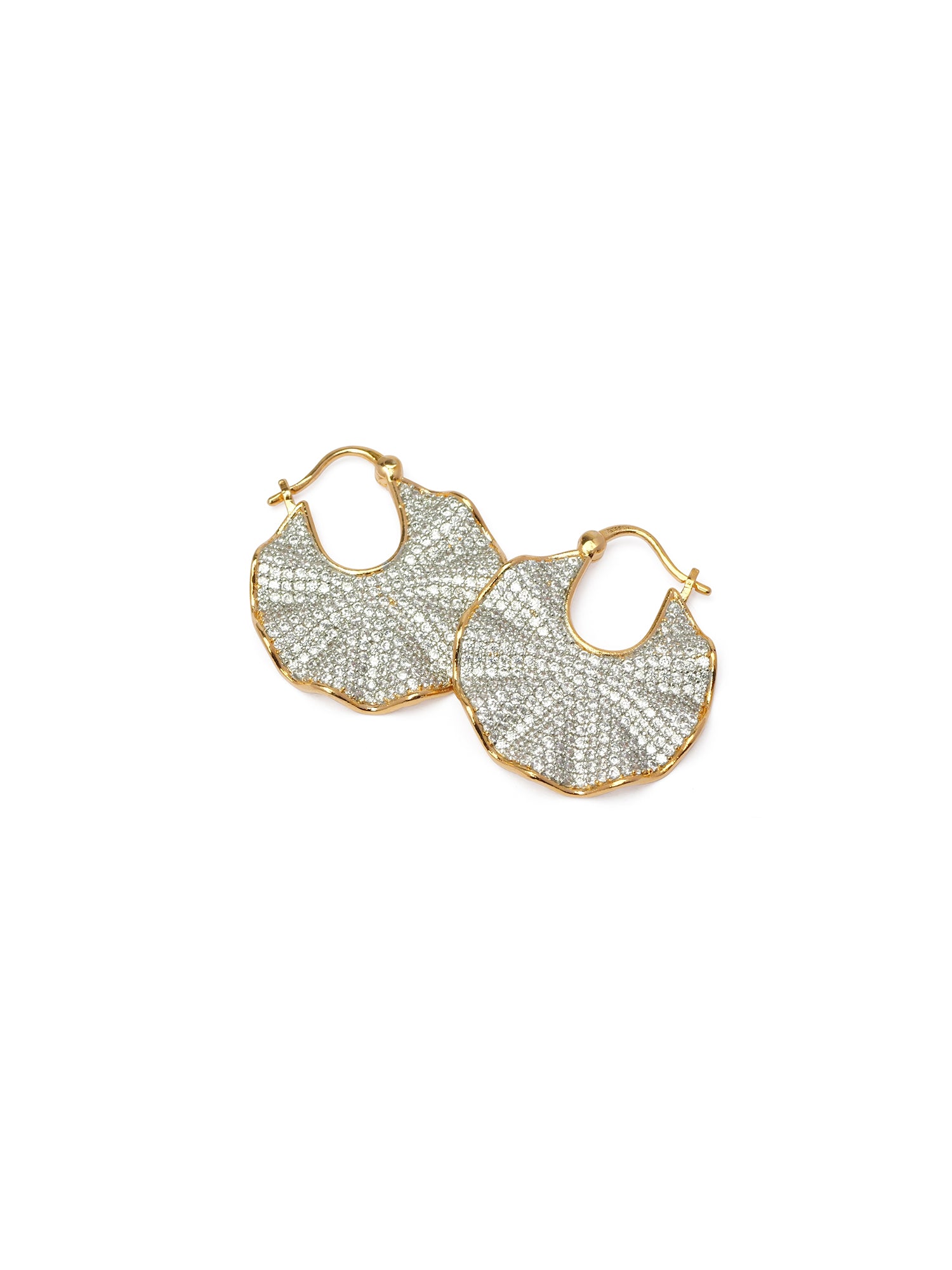Ayla Cubic Zirconia Earrings in White