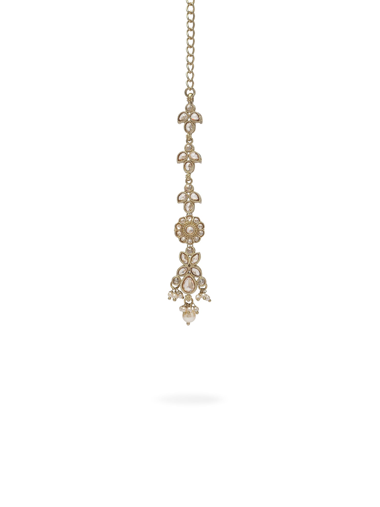 Ayushi Necklace Set in Champagne