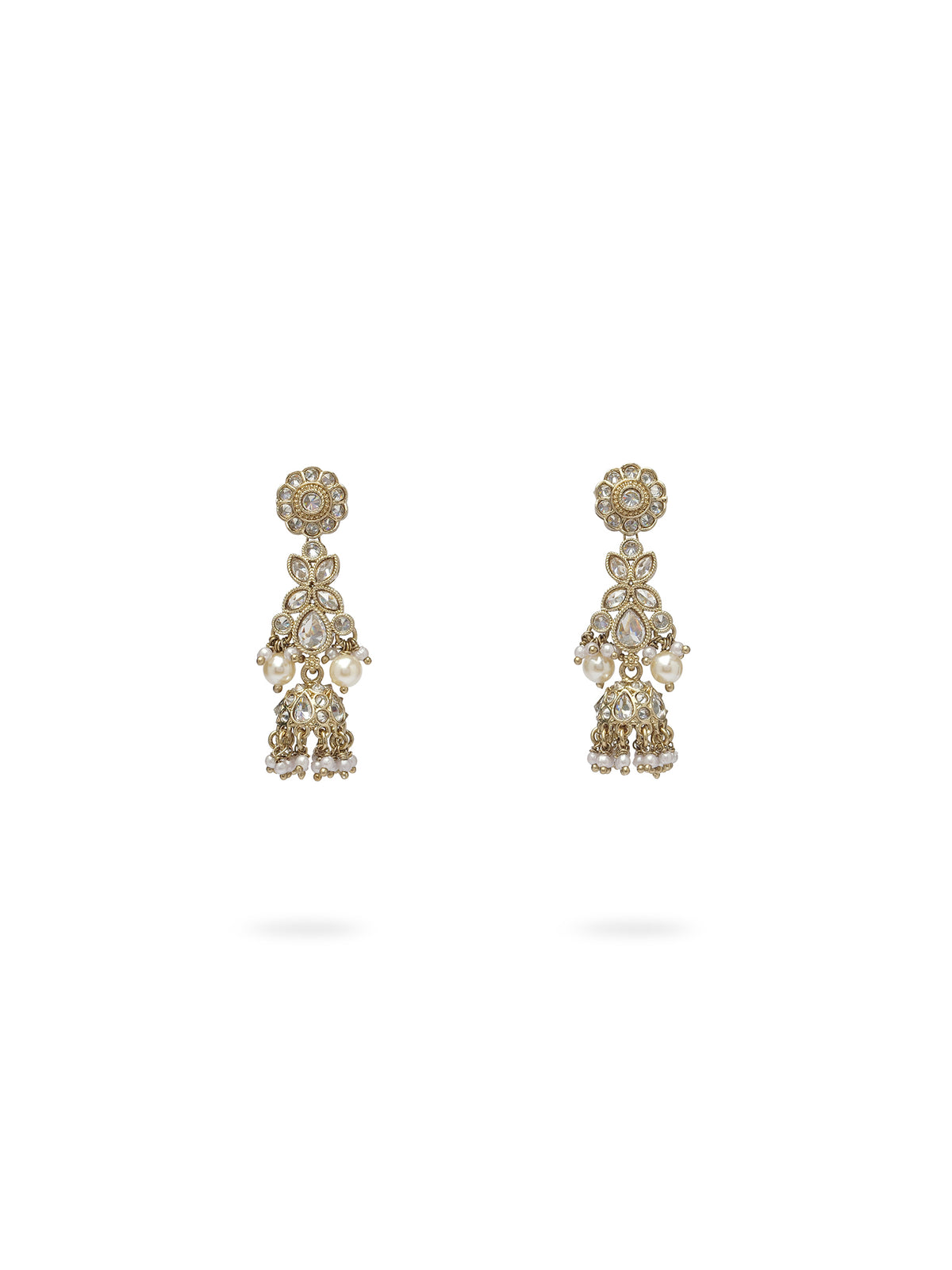 Ayushi Necklace Set in White