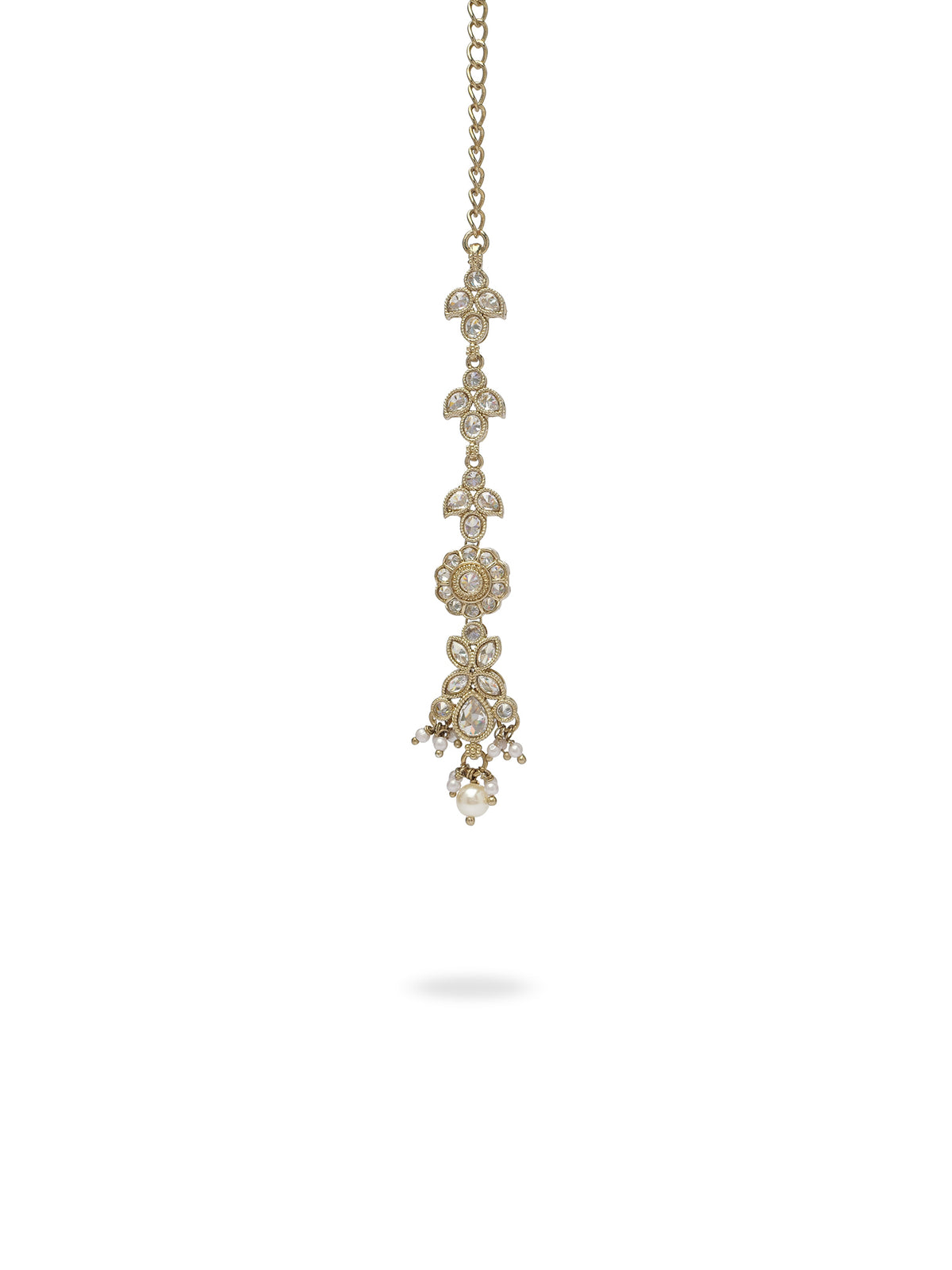Ayushi Necklace Set in White