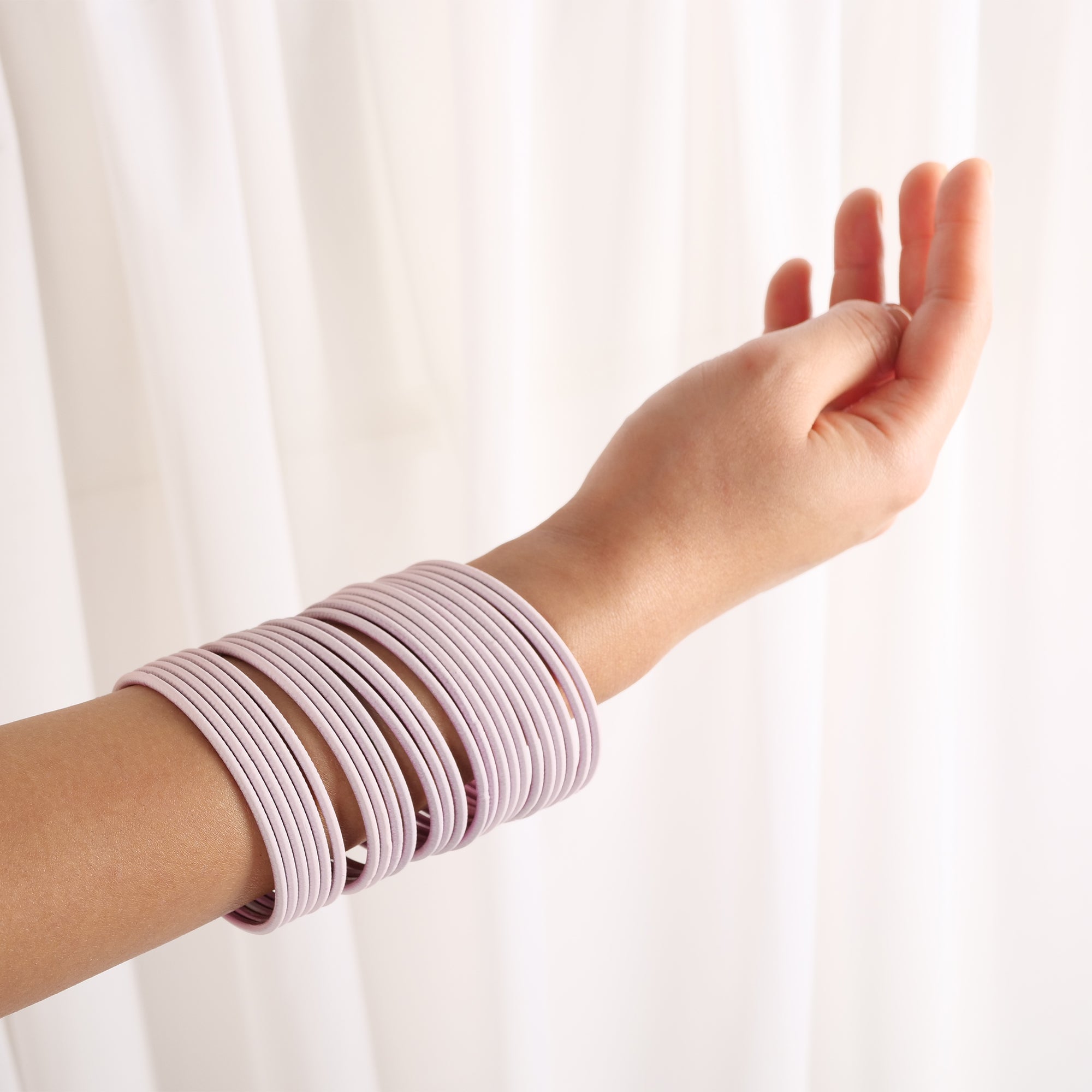 Blush Pink Plain Bangles