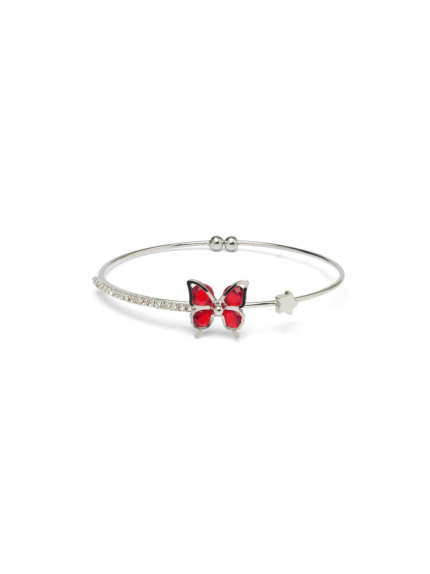 Butterfly Children's Bracelet in Maroon