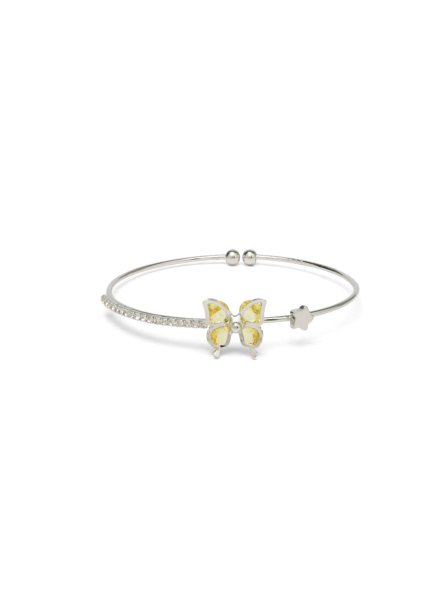Butterfly Children's Bracelet in Yellow