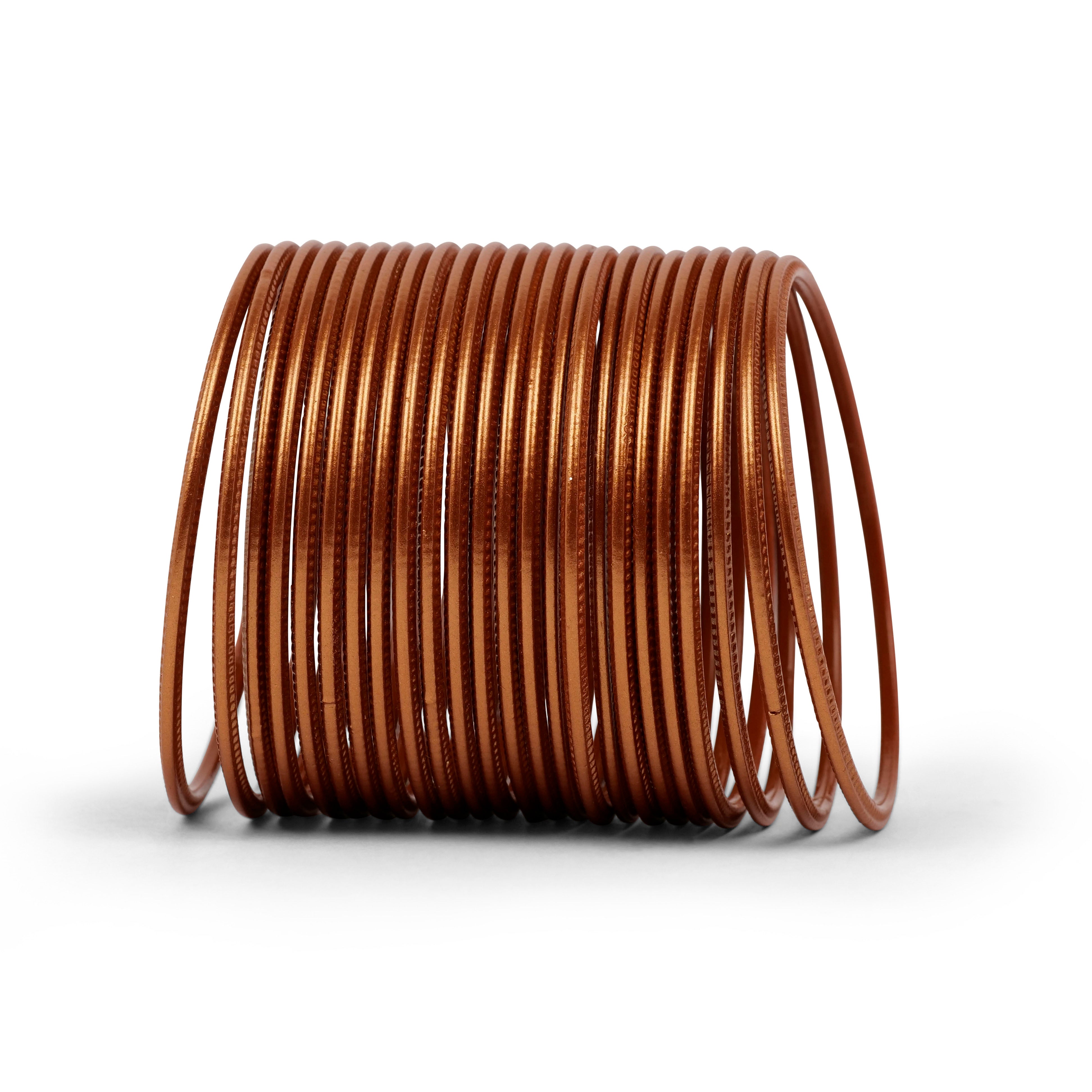 Terracotta Plain Bangles