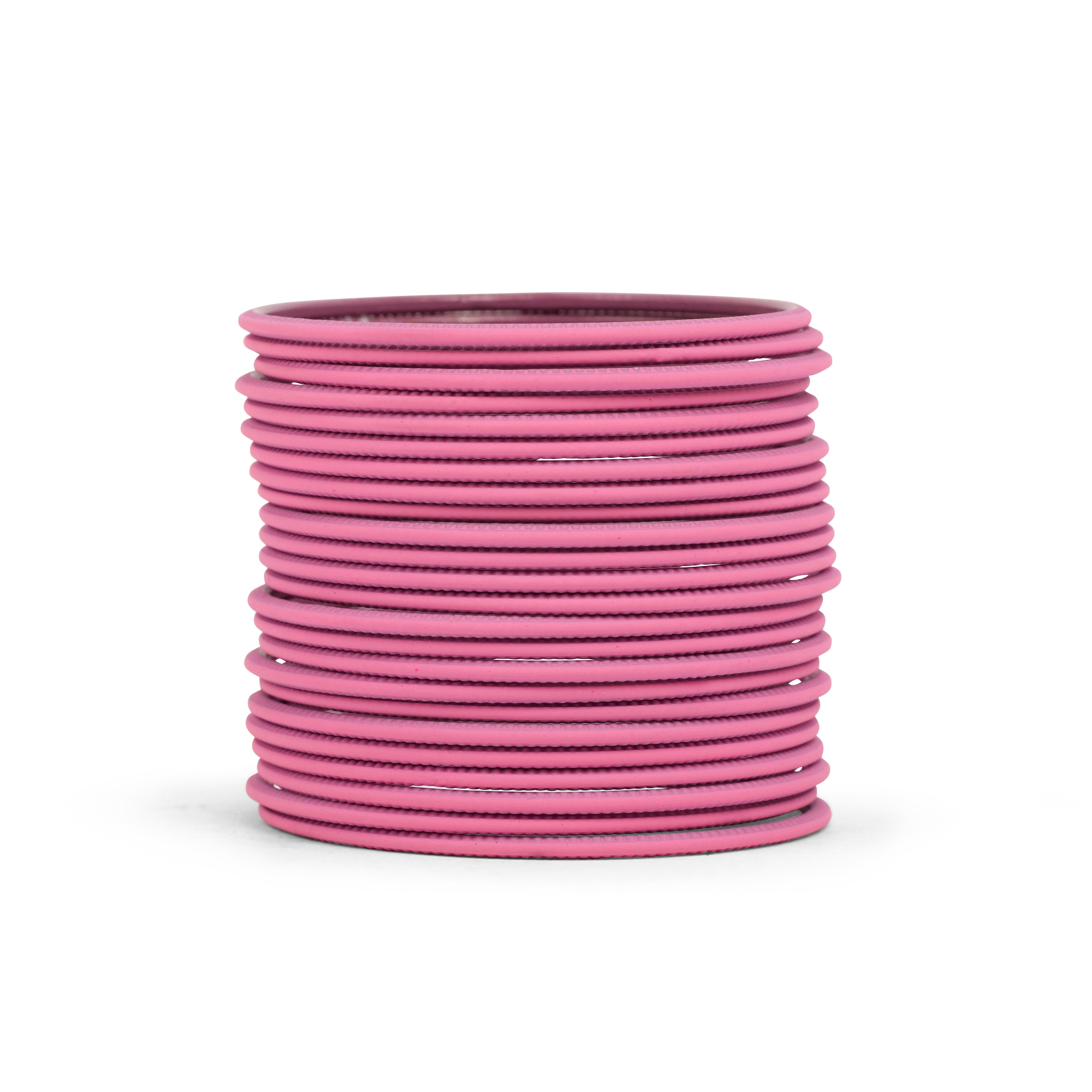 Dusky Pink Plain Bangles