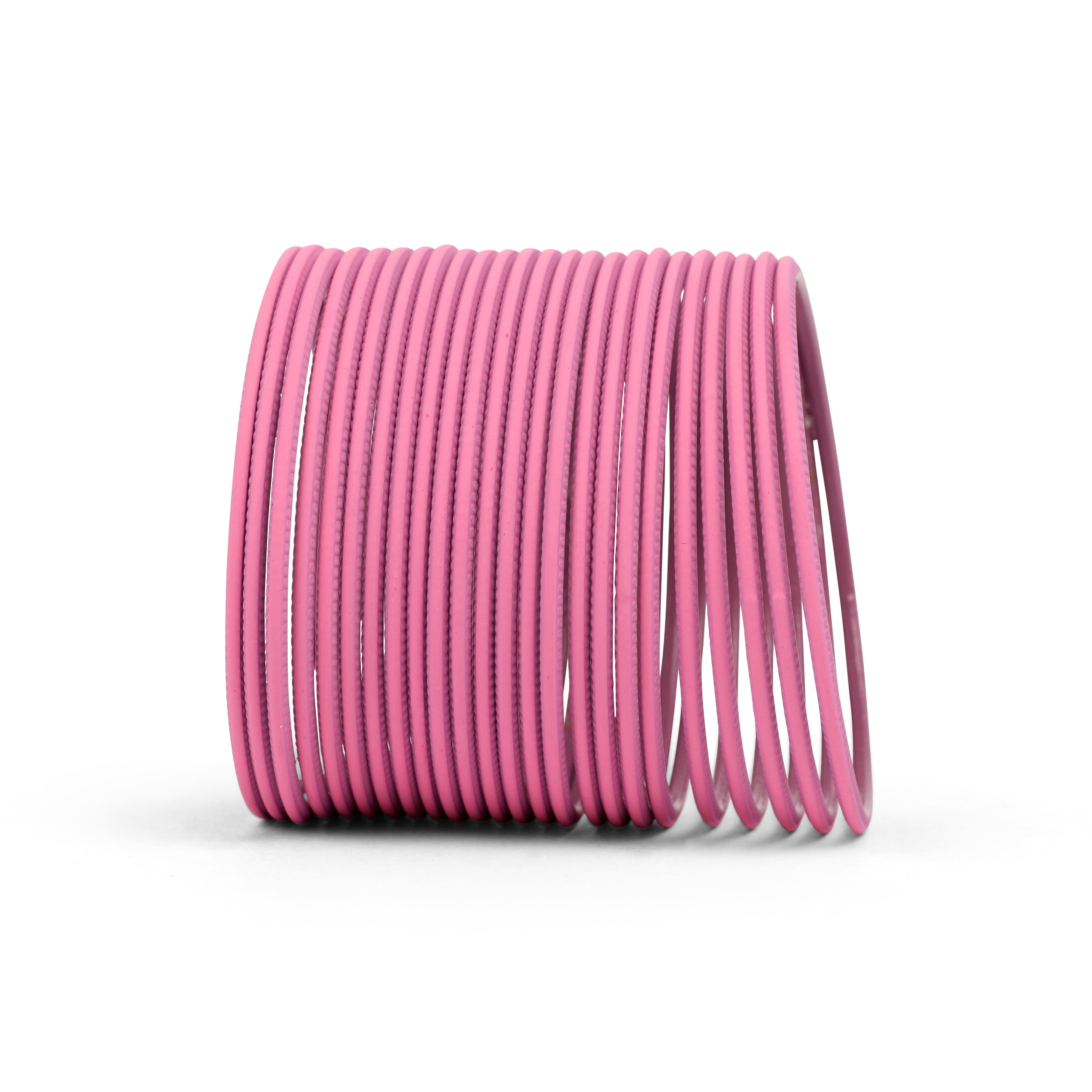 Dusky Pink Plain Bangles