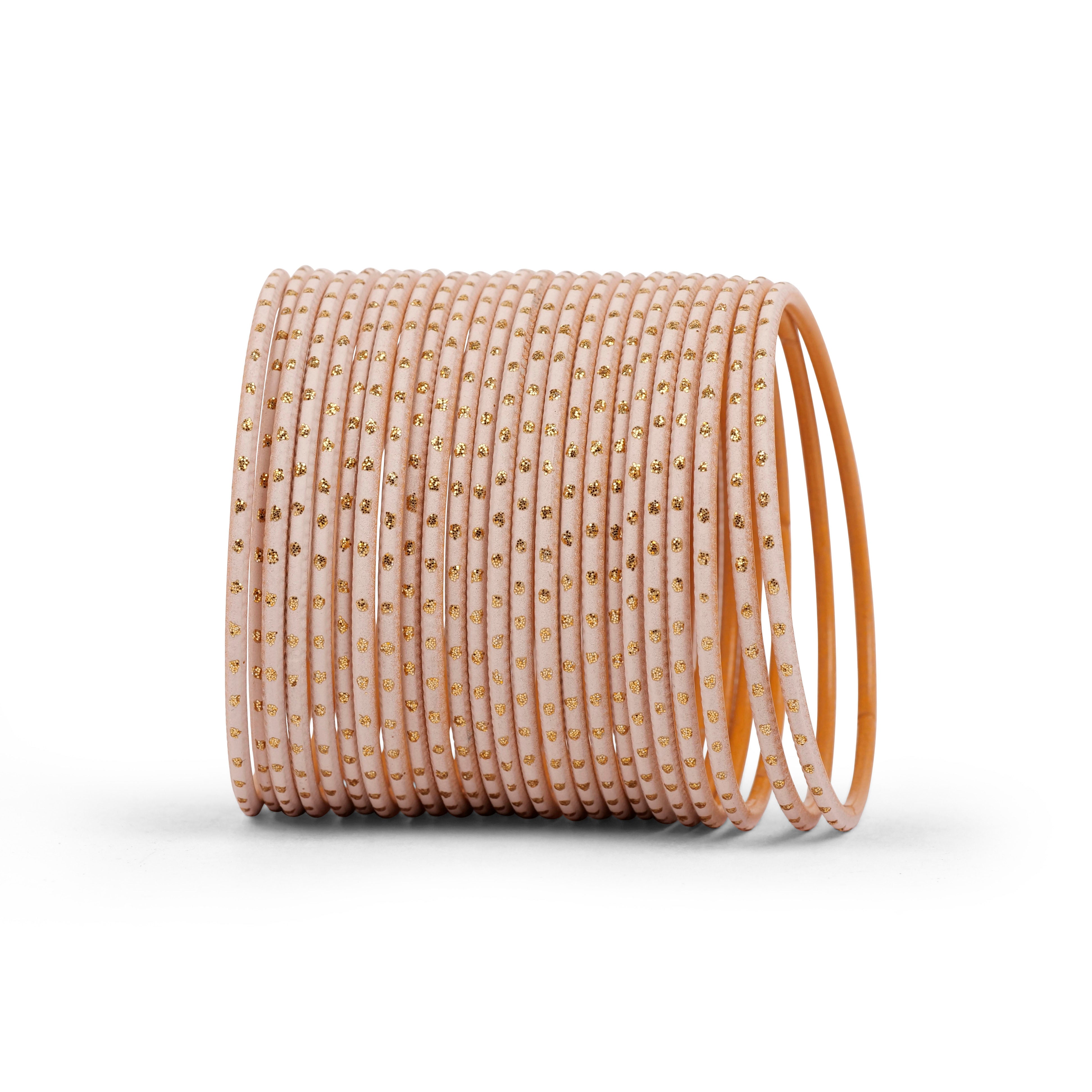 Latte Gold Dot Bangles