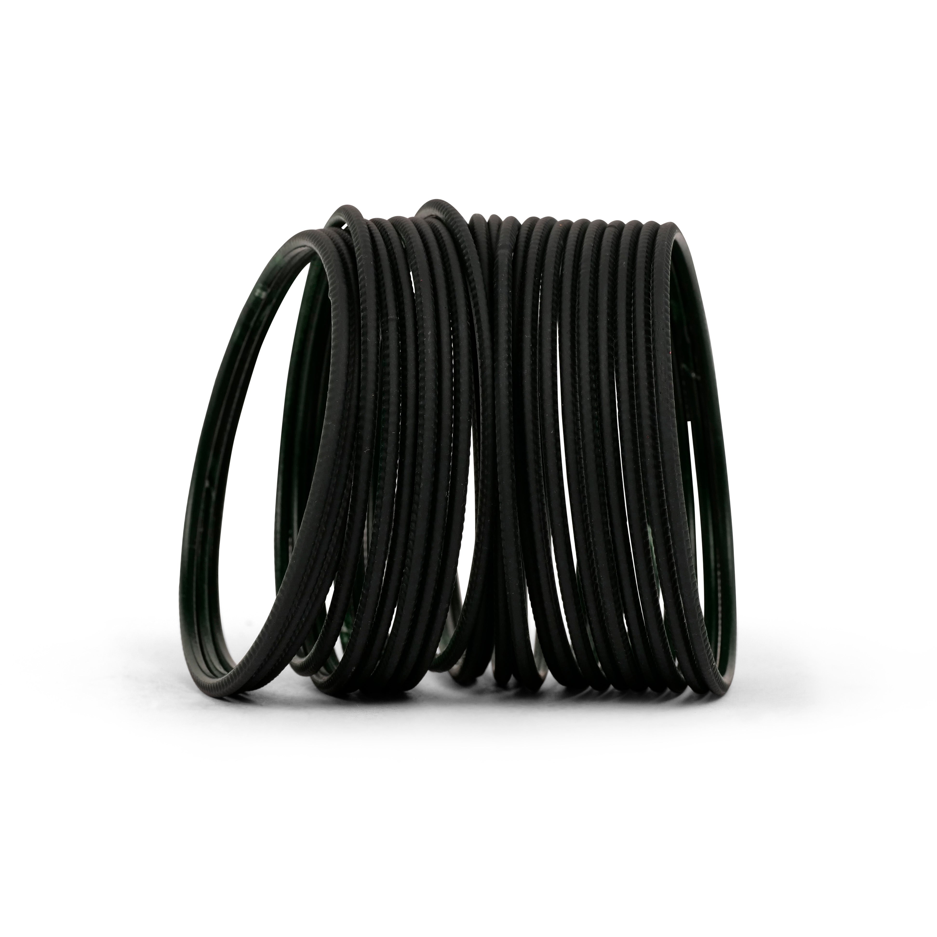 Dark Green Plain Bangles