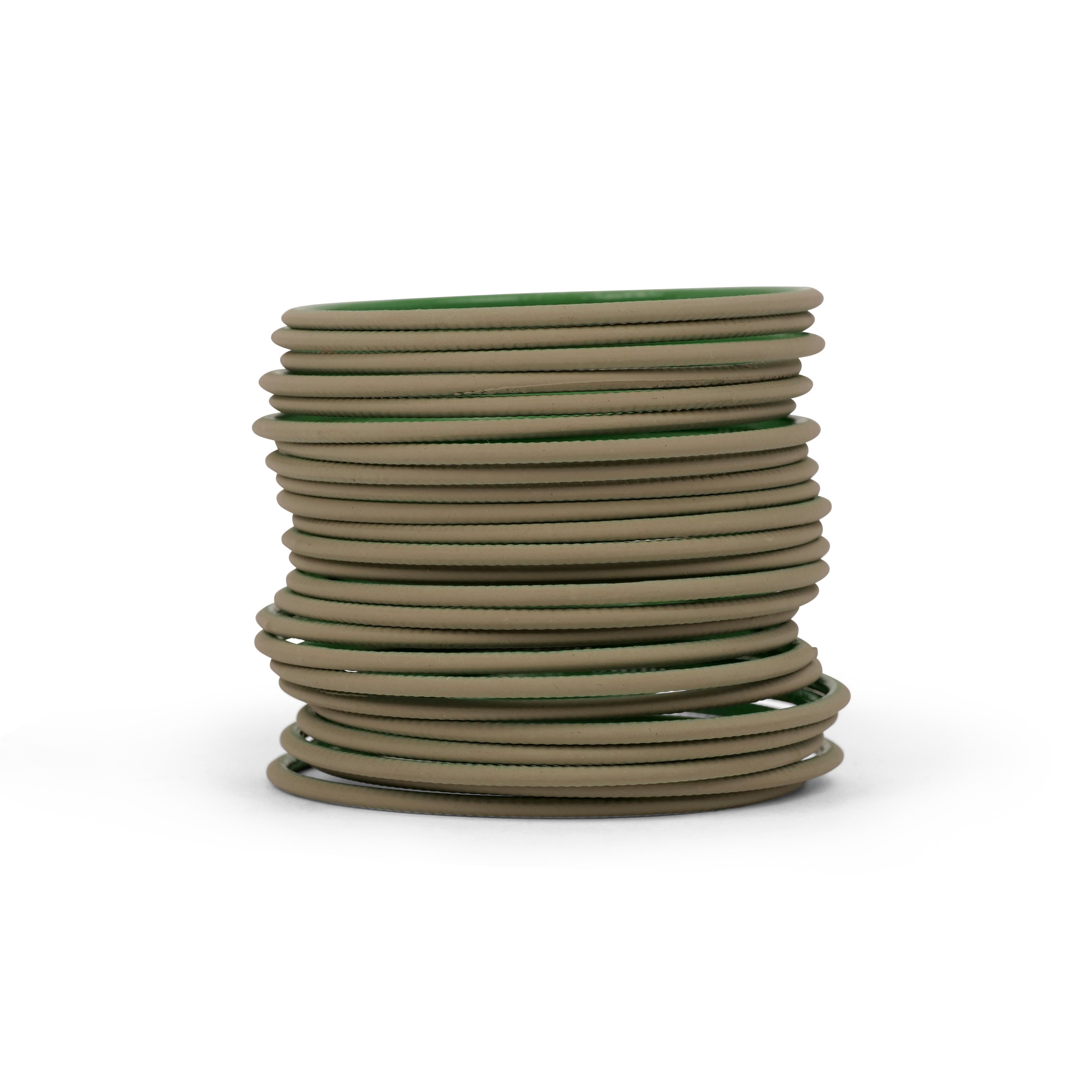 Forest Green Plain Bangles