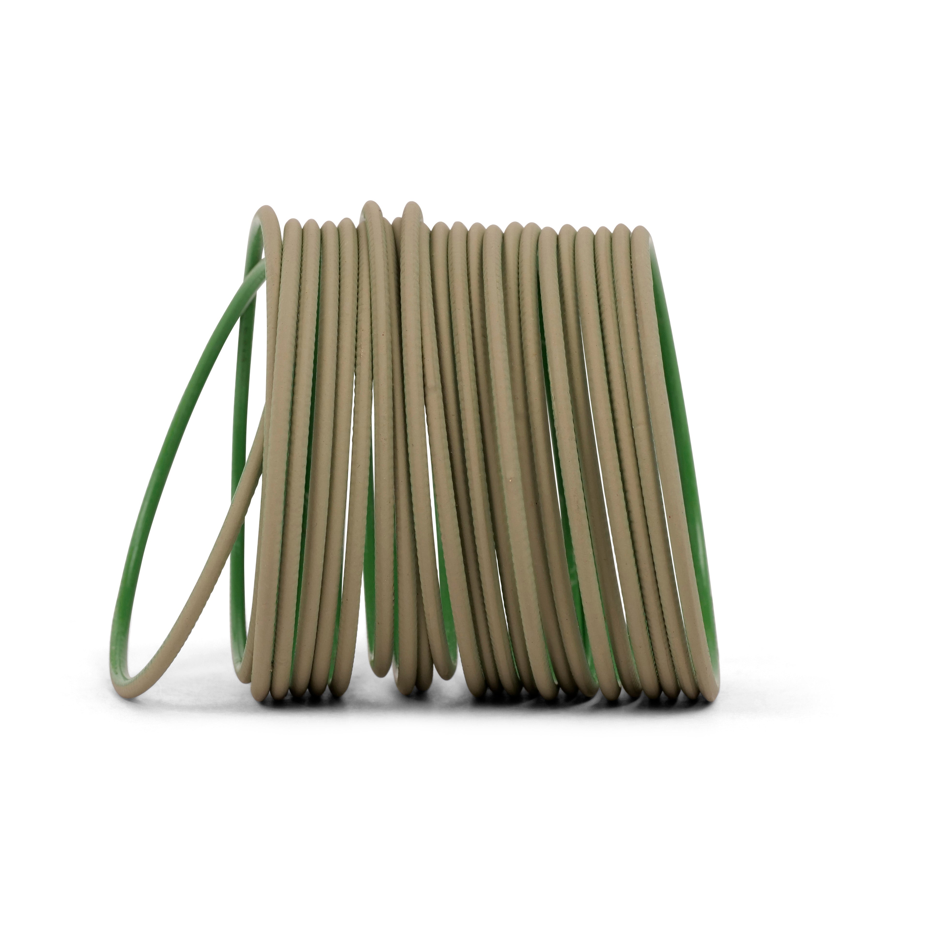 Forest Green Plain Bangles