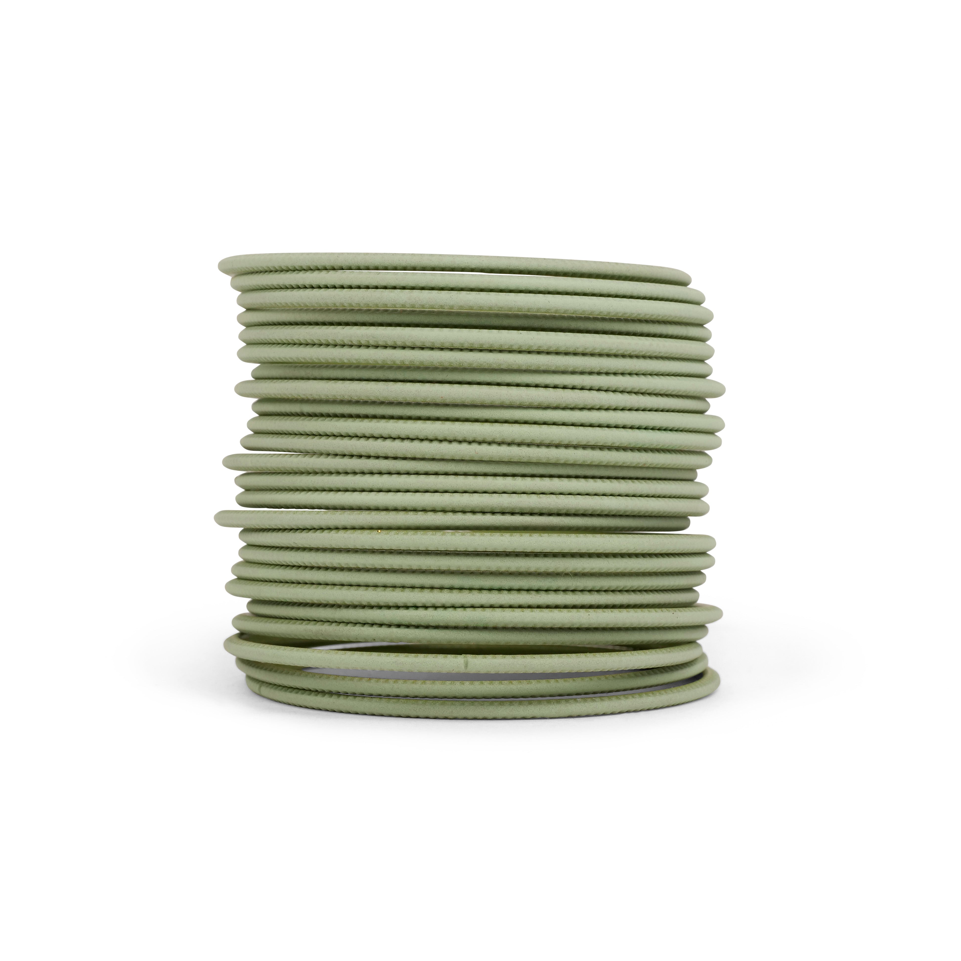 Moss Plain Bangles