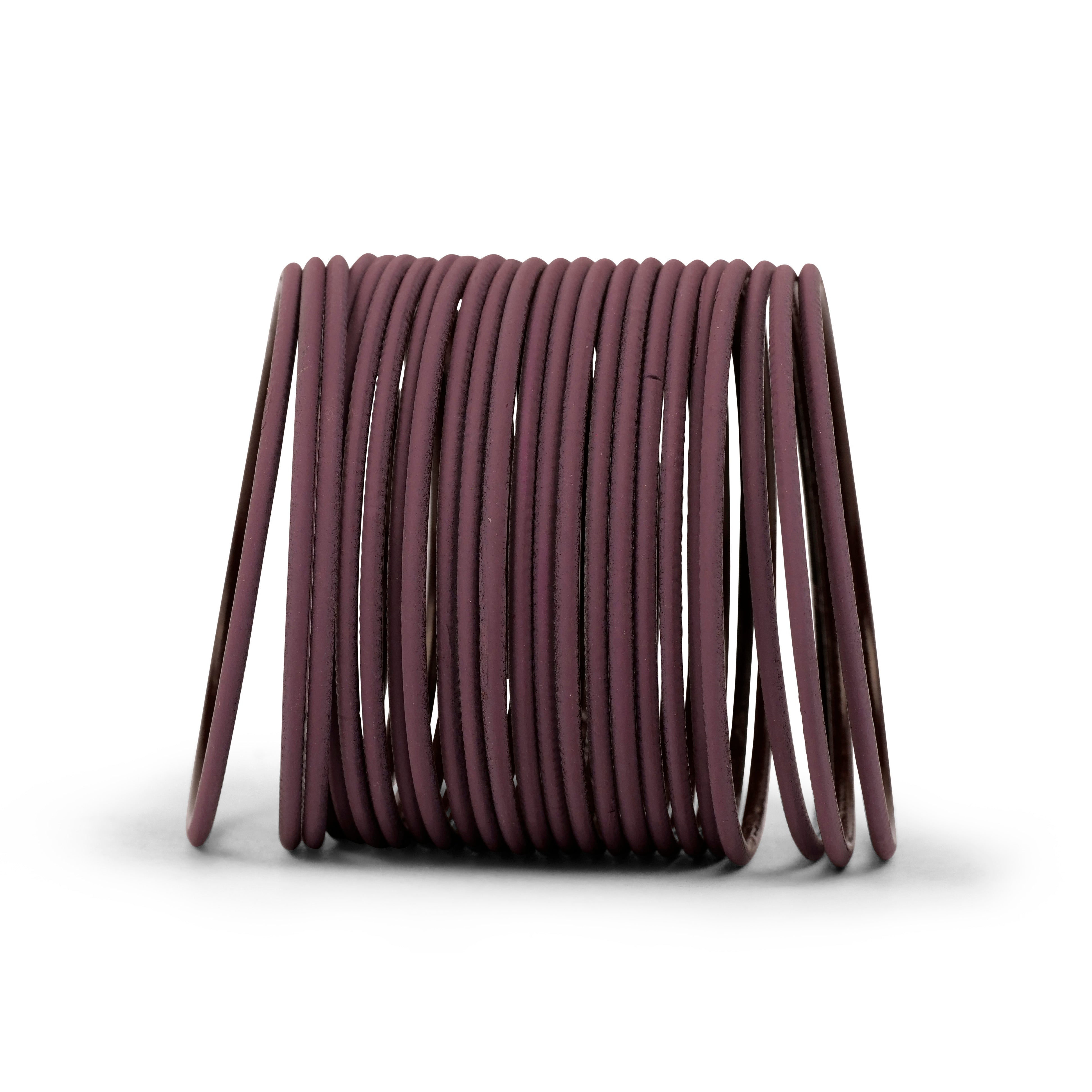 Mauve Plain Bangles
