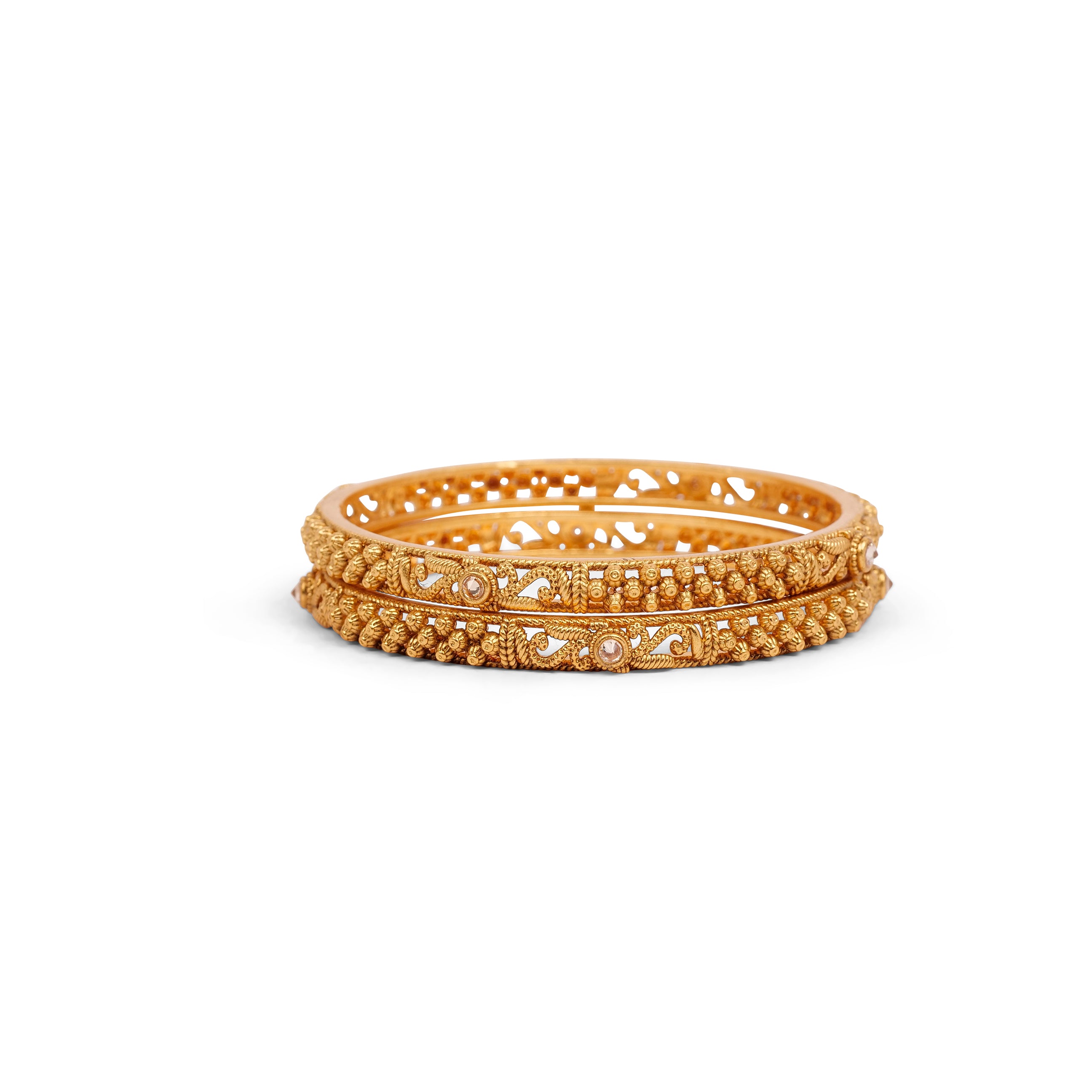 Classic Gold Filigree Bangles