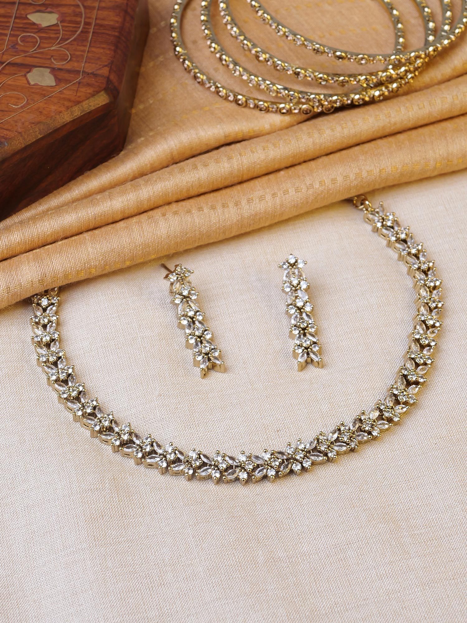 Celeste Cubic Zirconia Necklace Set