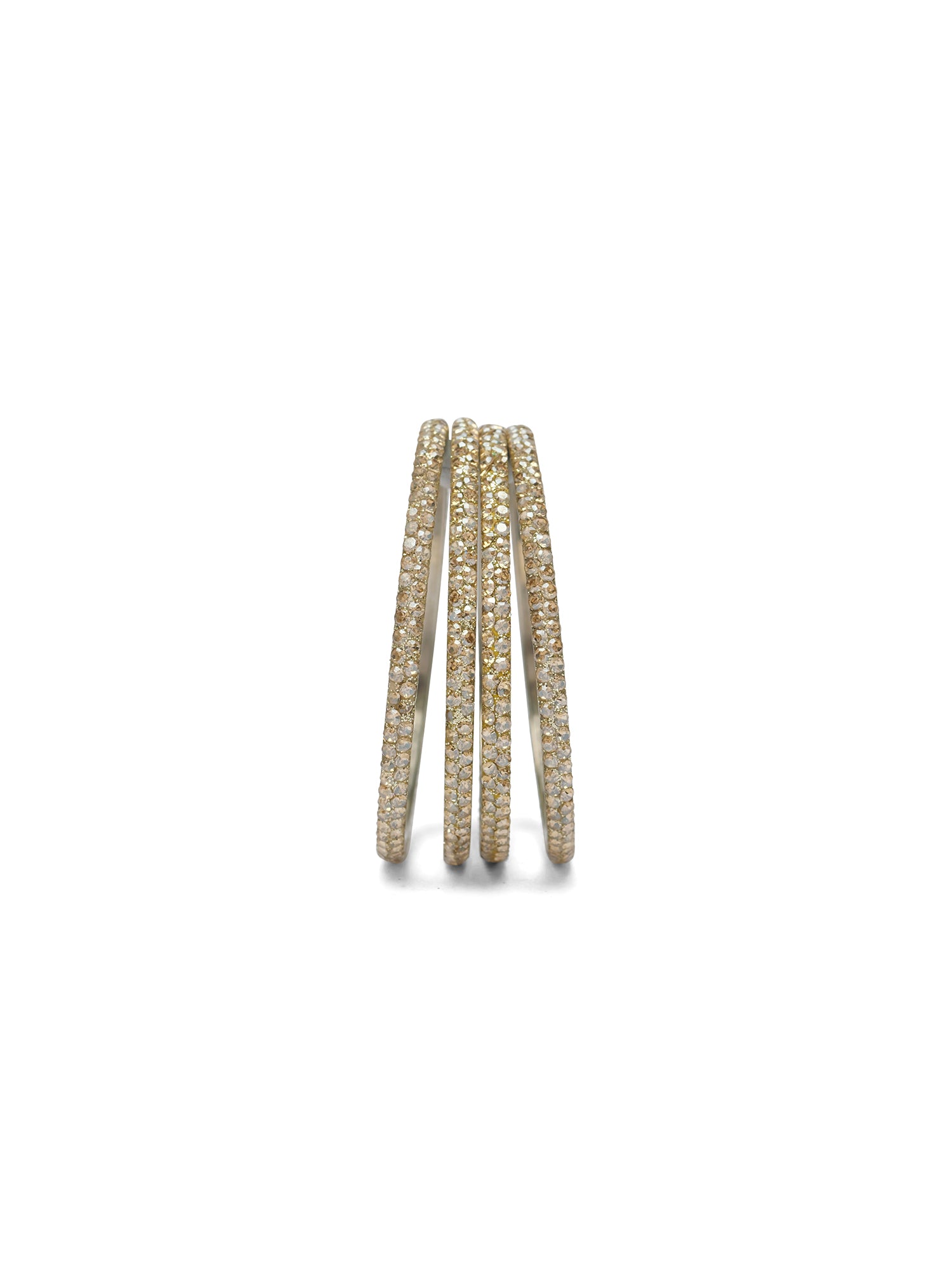 Children’s Diamante Lakh Bangles in White